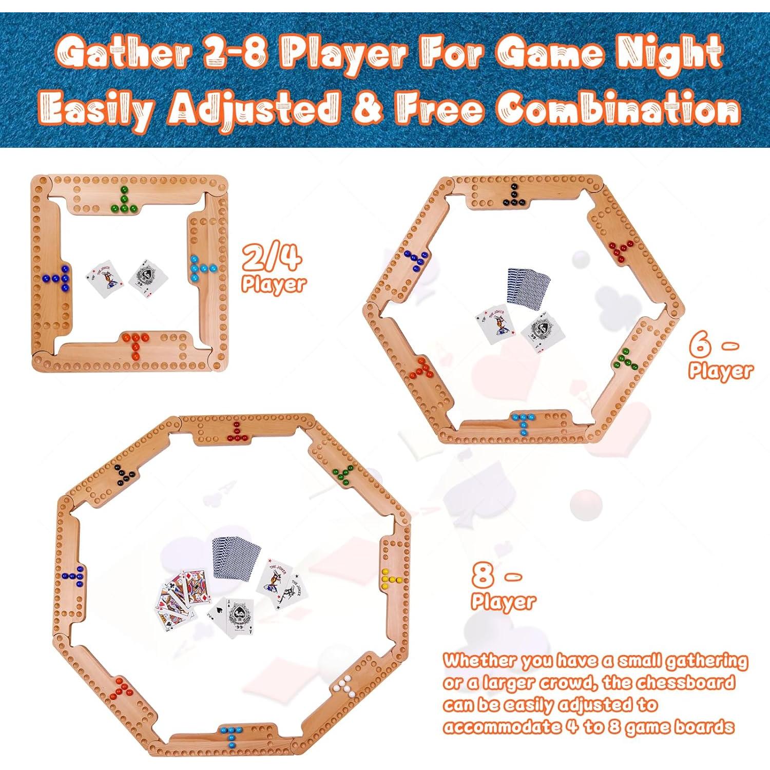 Juego de Mesa Jokers y Canicas para 2-8 Jugadores