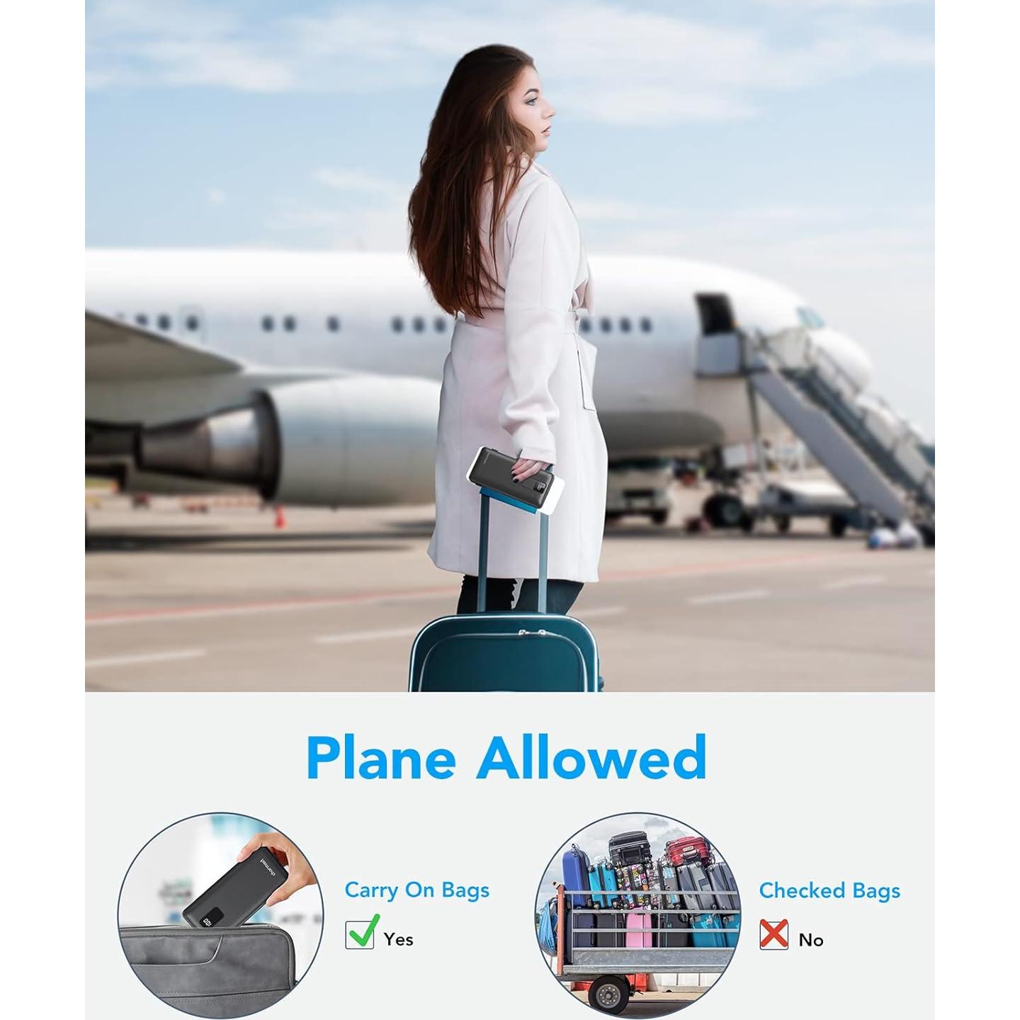 Cargador Portátil Charmast 20000mAh 20W Carga Rápida USB C