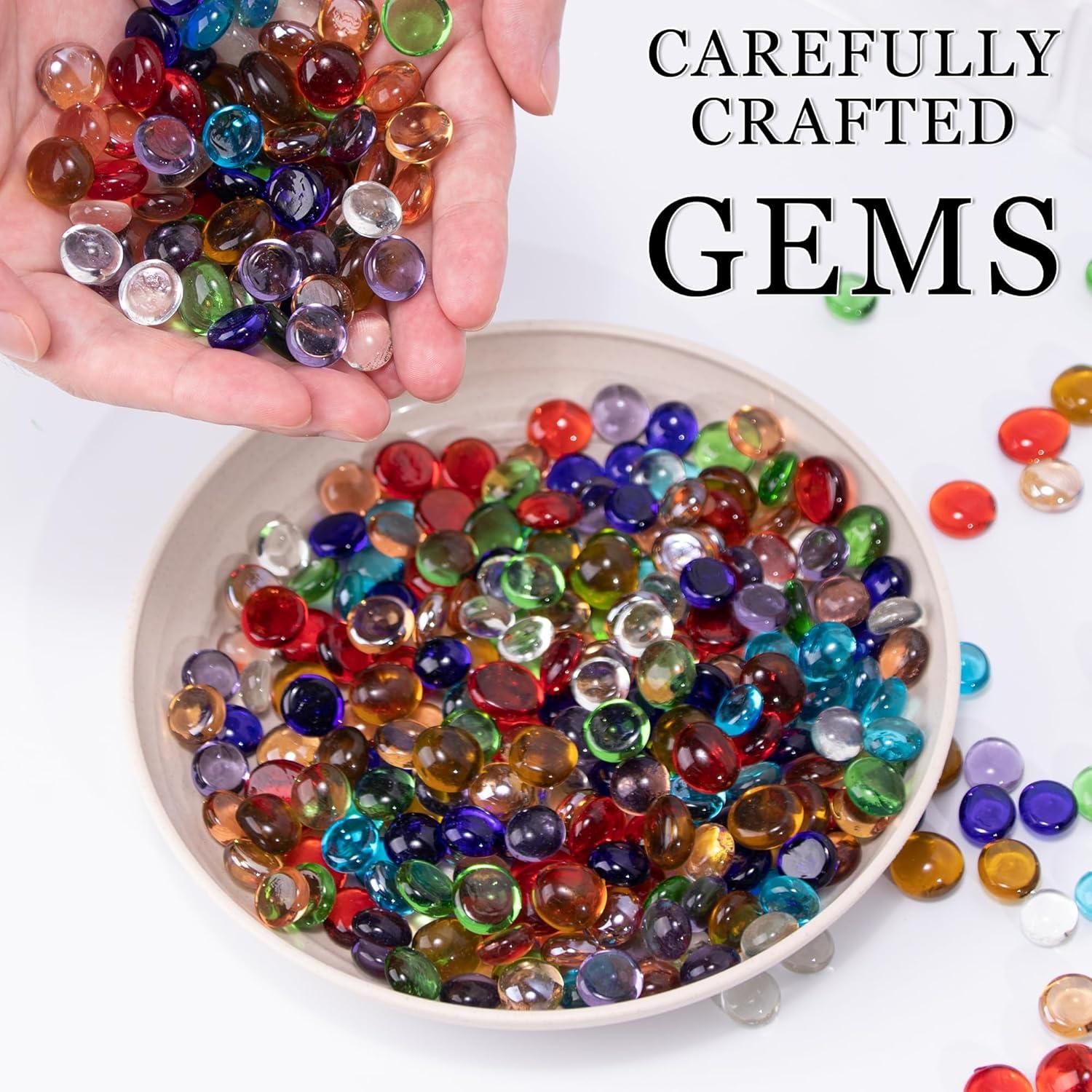 50 Gemas de Vidrio Meschett para Decoración del Hogar