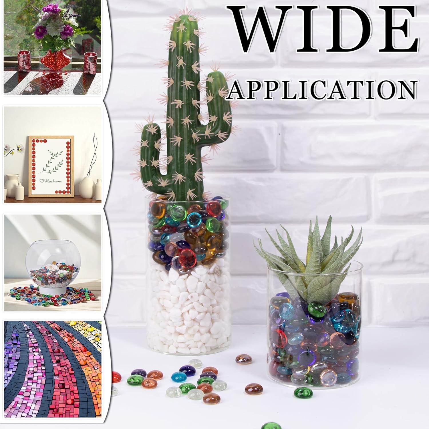 50 Gemas de Vidrio Meschett para Decoración del Hogar