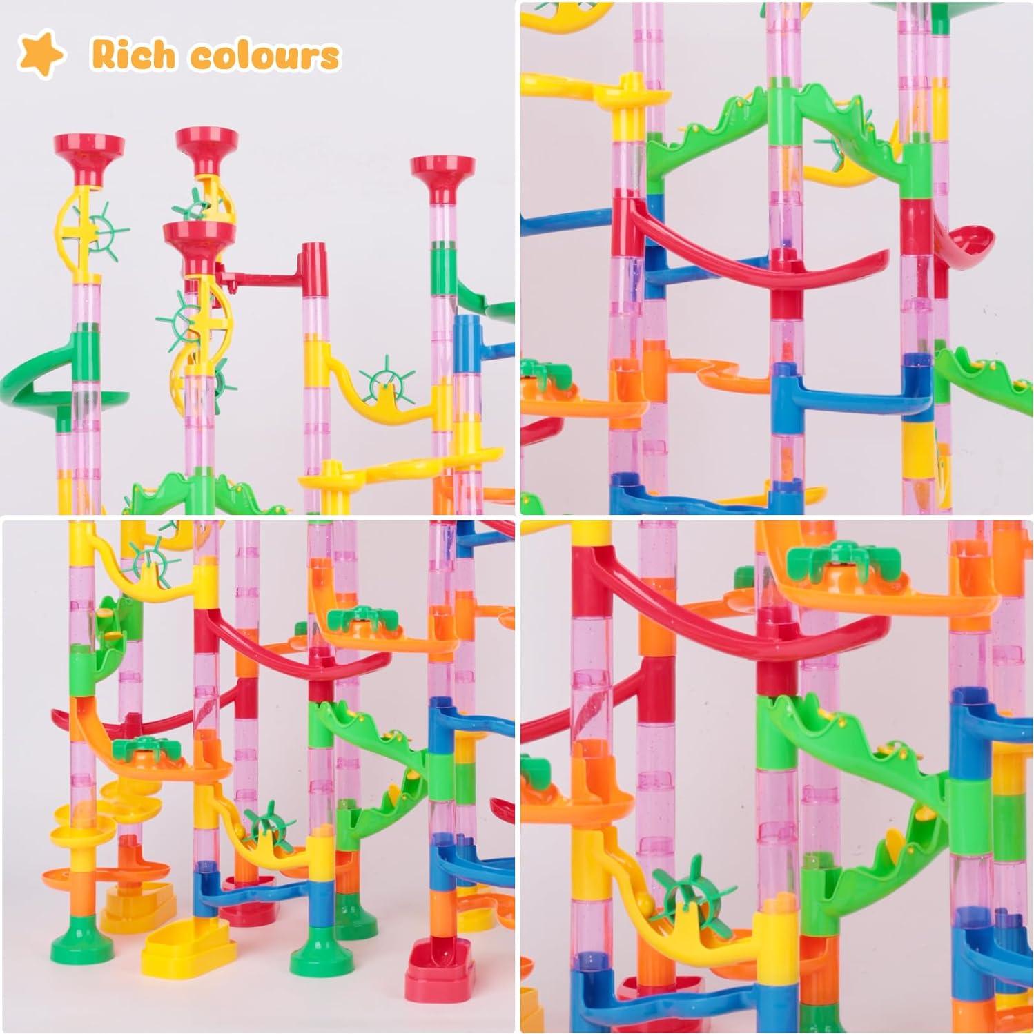 LovesTown Set 133 Piezas Carrera de Canicas Juguete Educativo