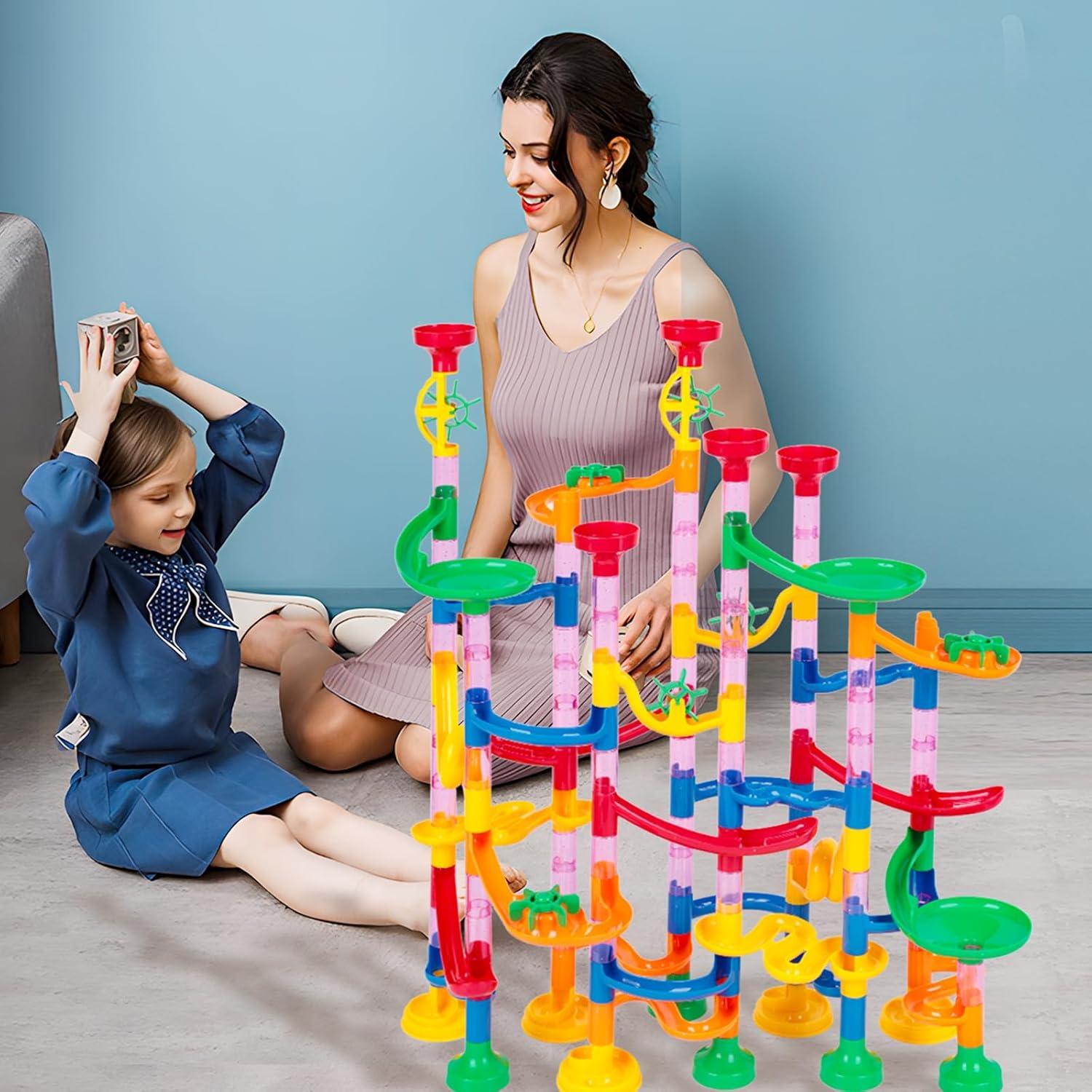 LovesTown Set 133 Piezas Carrera de Canicas Juguete Educativo