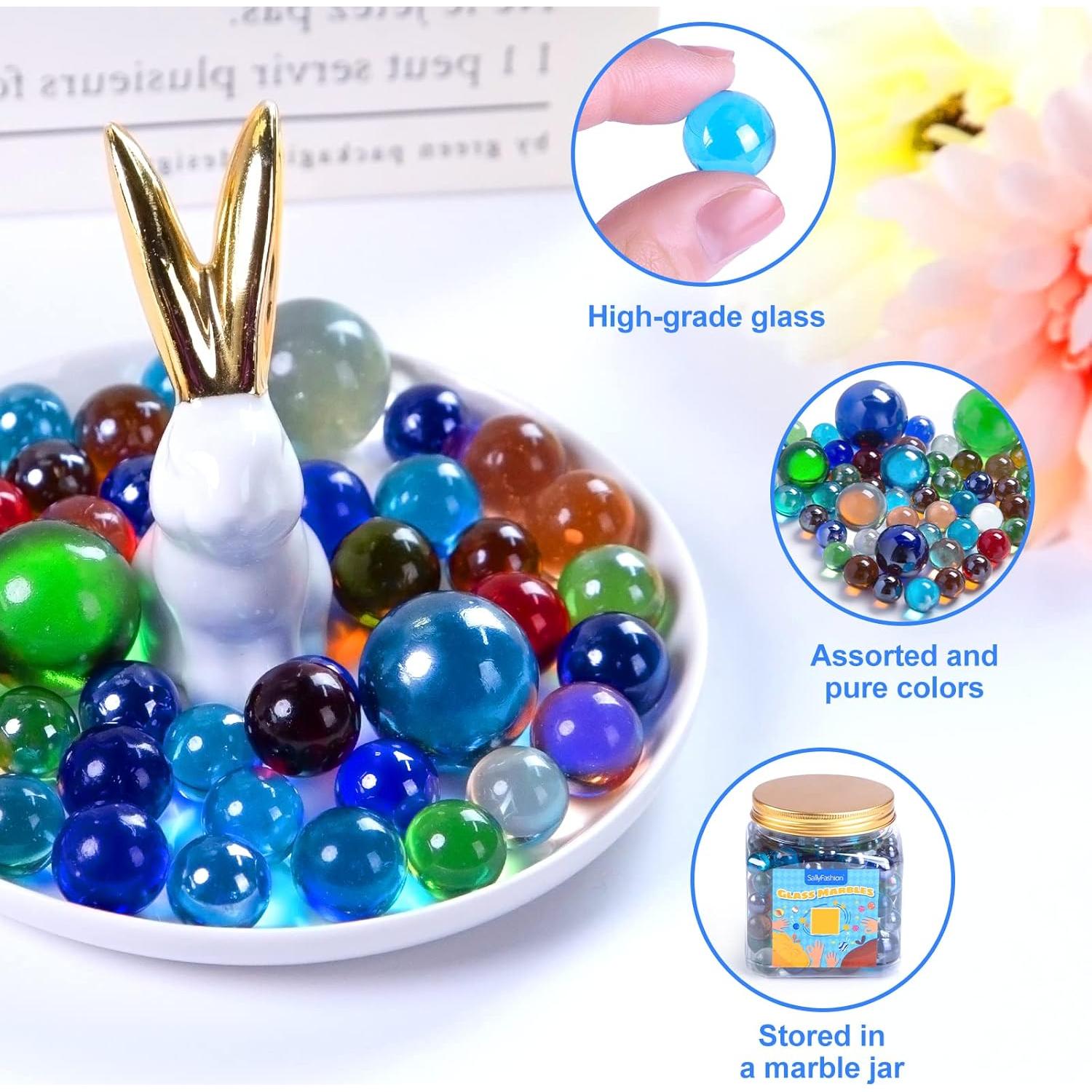 Canicas de Vidrio 145PCS SALLYFASHION para Juegos y Decoración