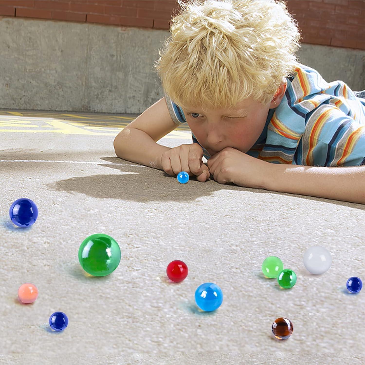 Canicas de Vidrio 145PCS SALLYFASHION para Juegos y Decoración