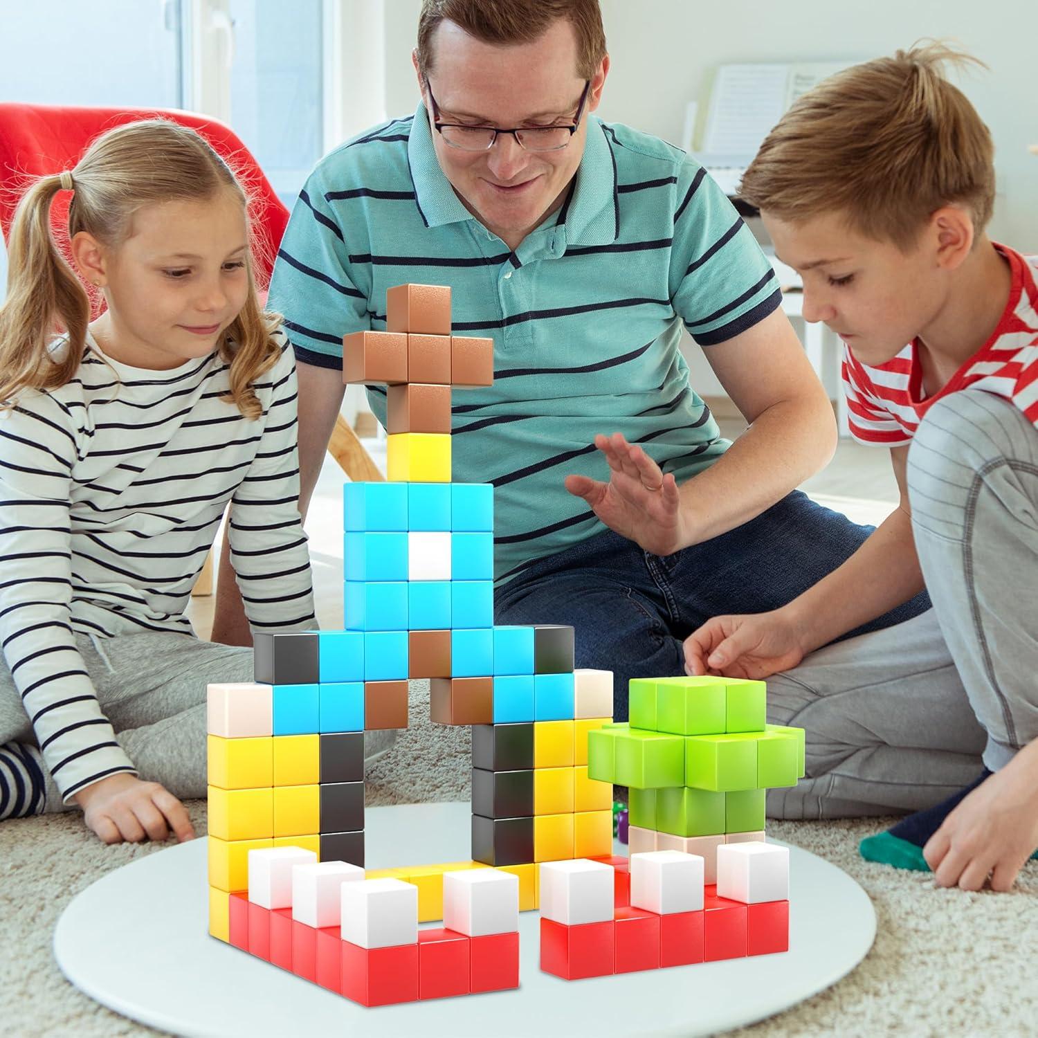 Cubos Magnéticos Picasso 108 Piezas Juguete Educativo 3+