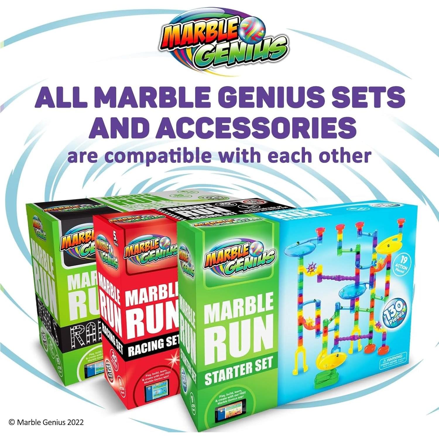 Juego de Canicas Marble Genius - 130 Piezas para Niños