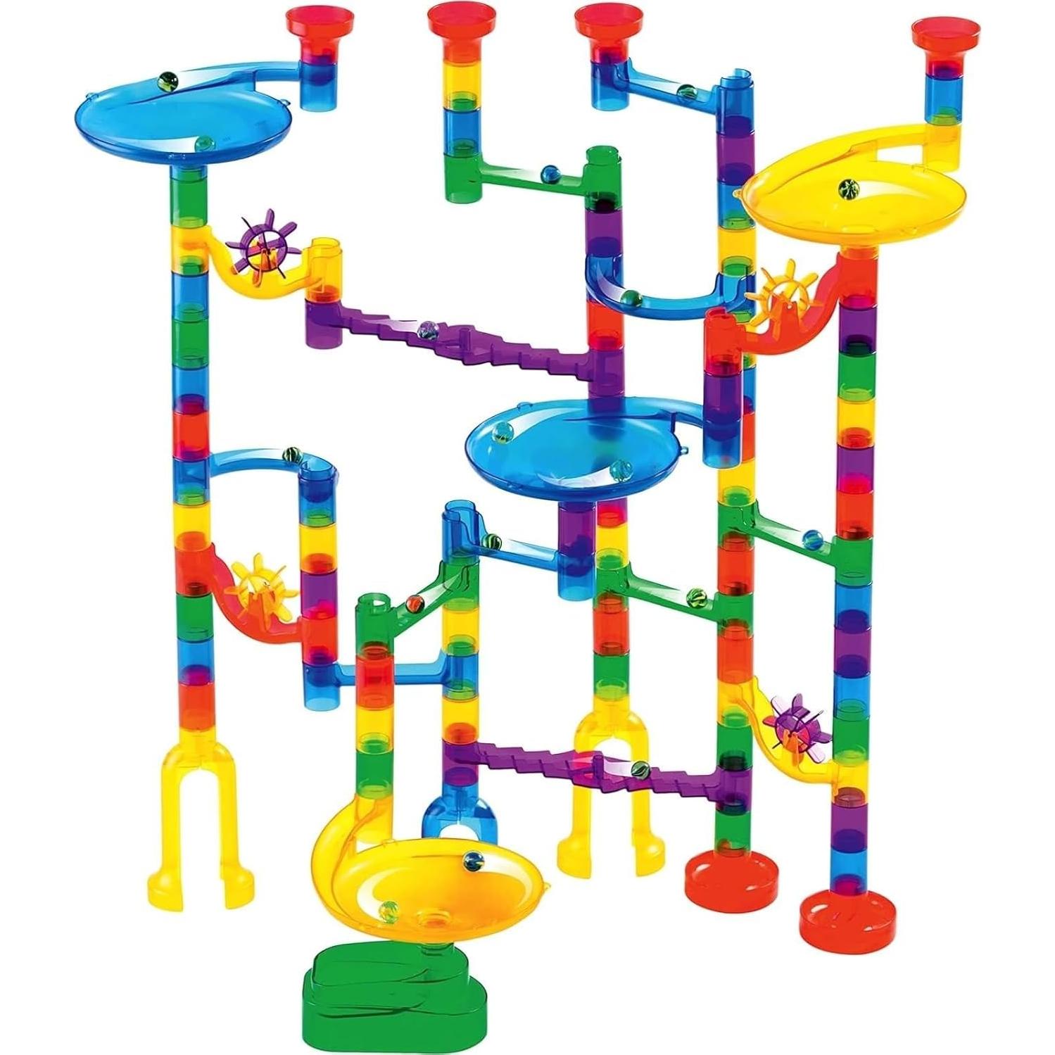 Juego de Canicas Marble Genius - 130 Piezas para Niños