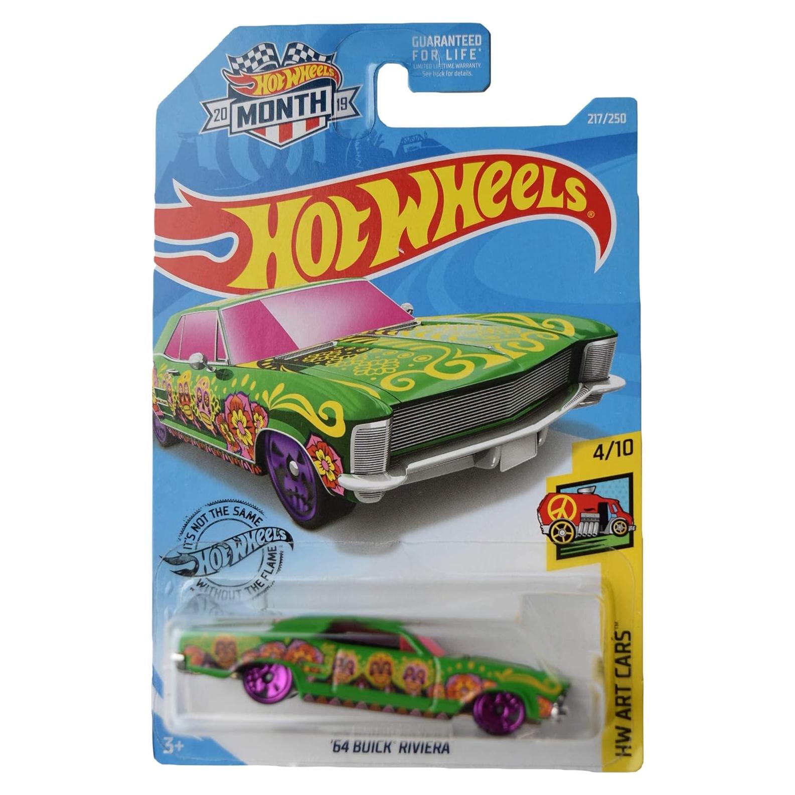 Hot Wheels 64 Buick Riviera Verde 1:64 Art Cars 2019