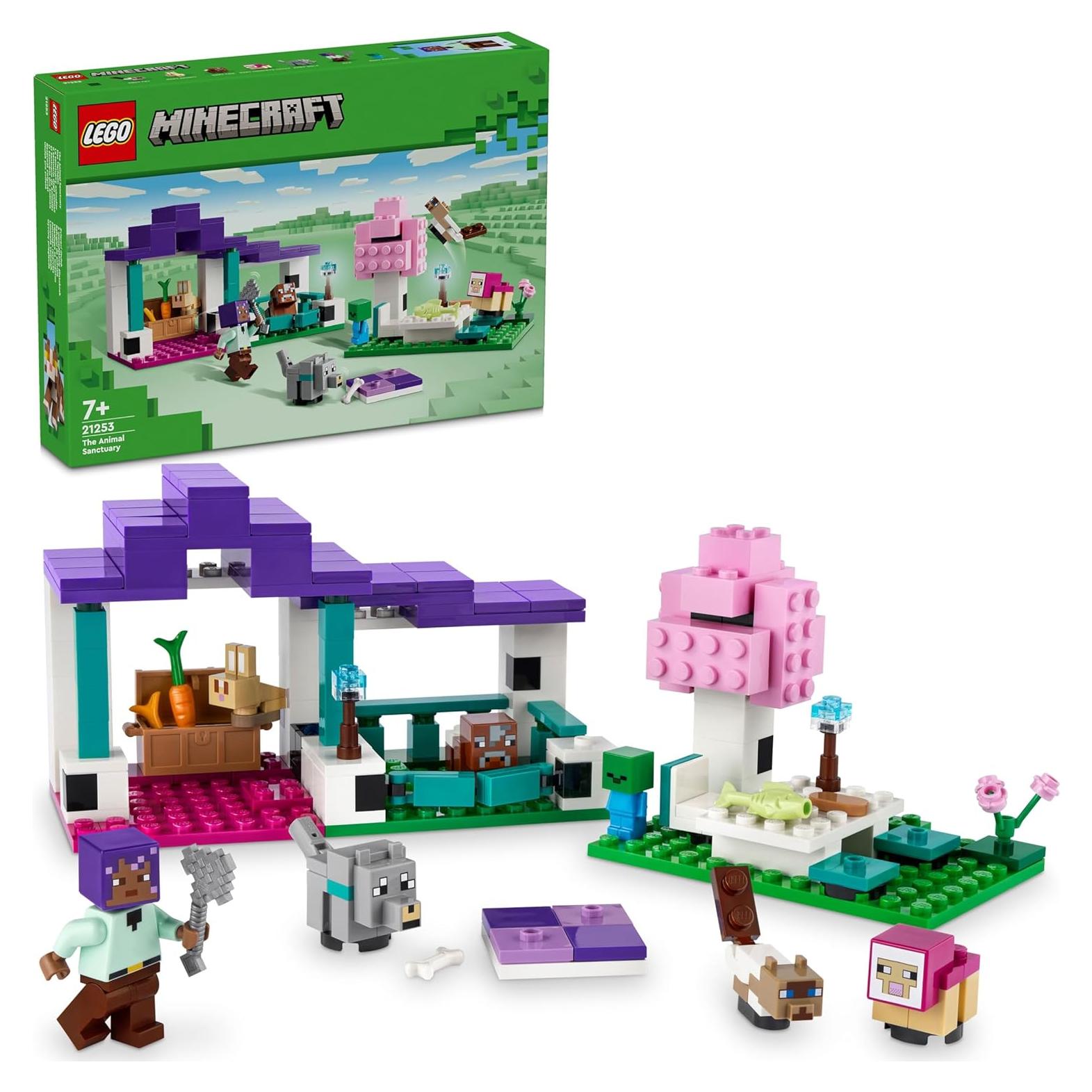 LEGO Minecraft Santuario de Animales 21253 - Juguete 7+