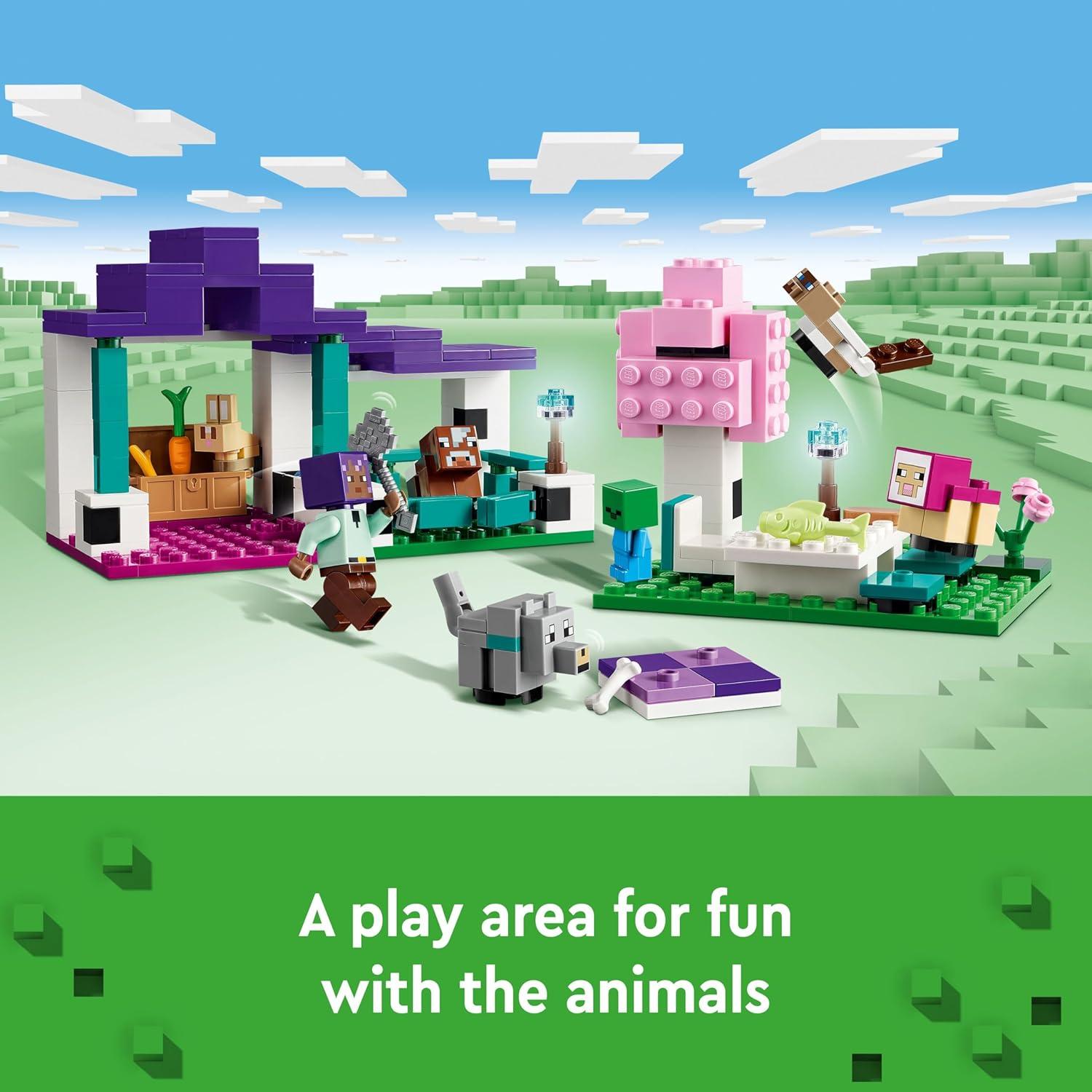 LEGO Minecraft Santuario de Animales 21253 - Juguete 7+