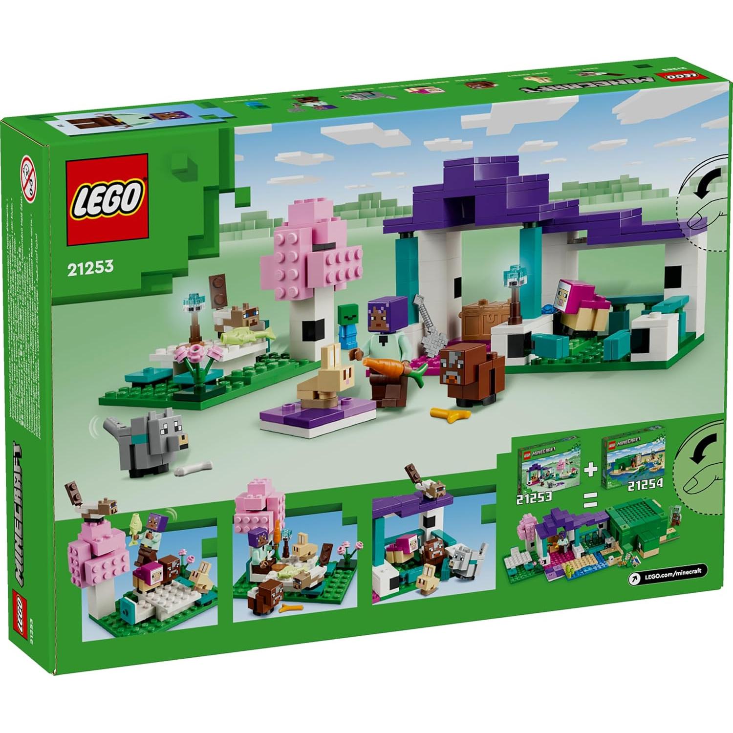 LEGO Minecraft Santuario de Animales 21253 - Juguete 7+