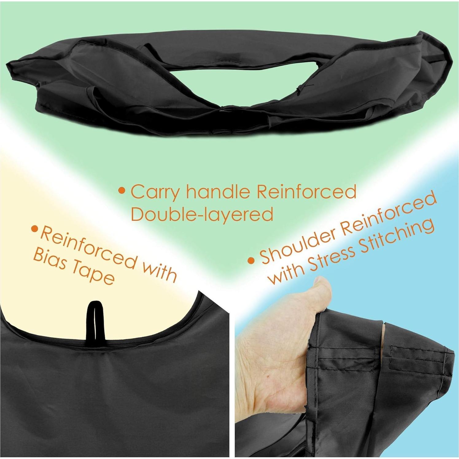 Bolsas de Compras Reutilizables BeeGreen 10 Piezas 22.68 kg