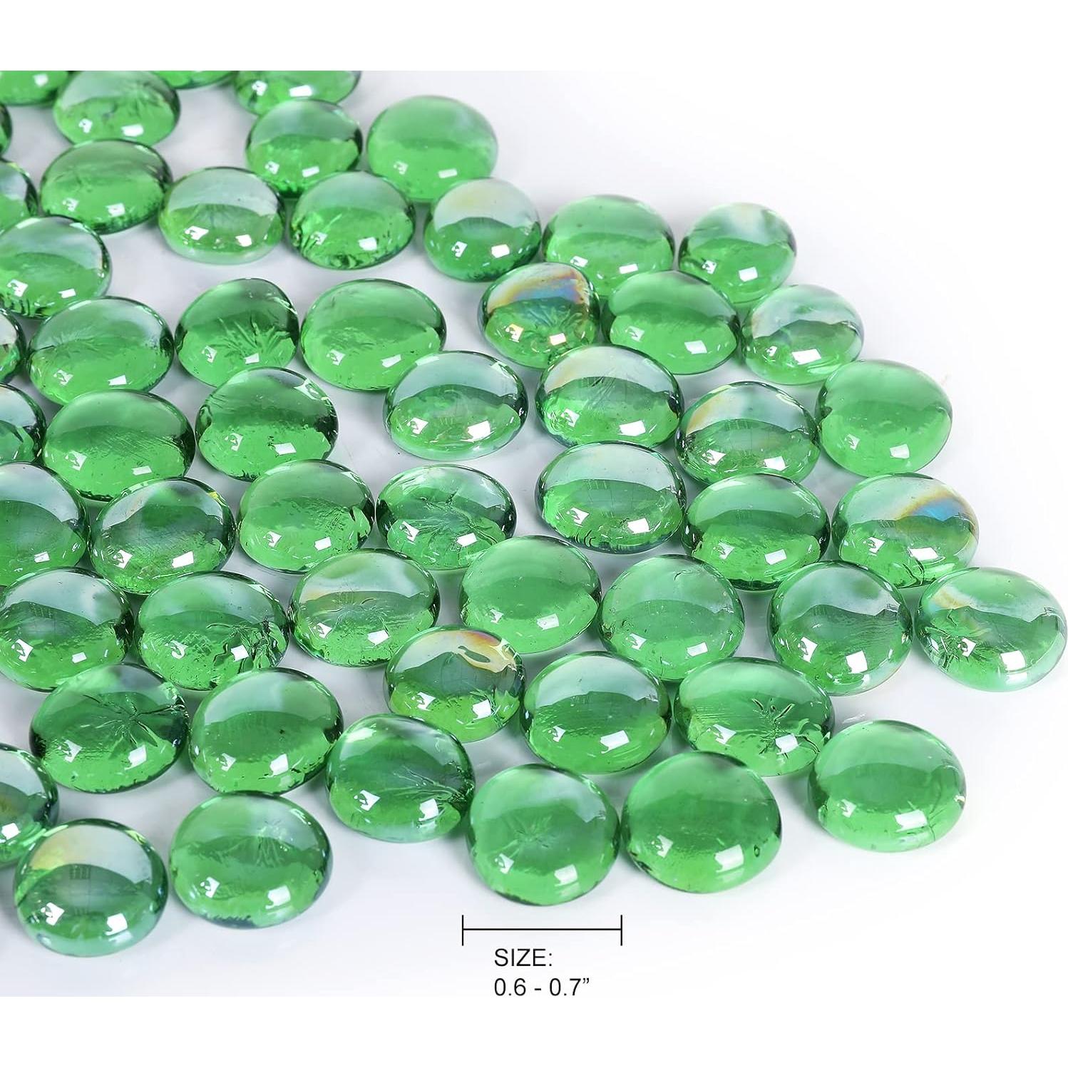 Perlas de Vidrio Ausluru 4.99 kg Verde para Decoración