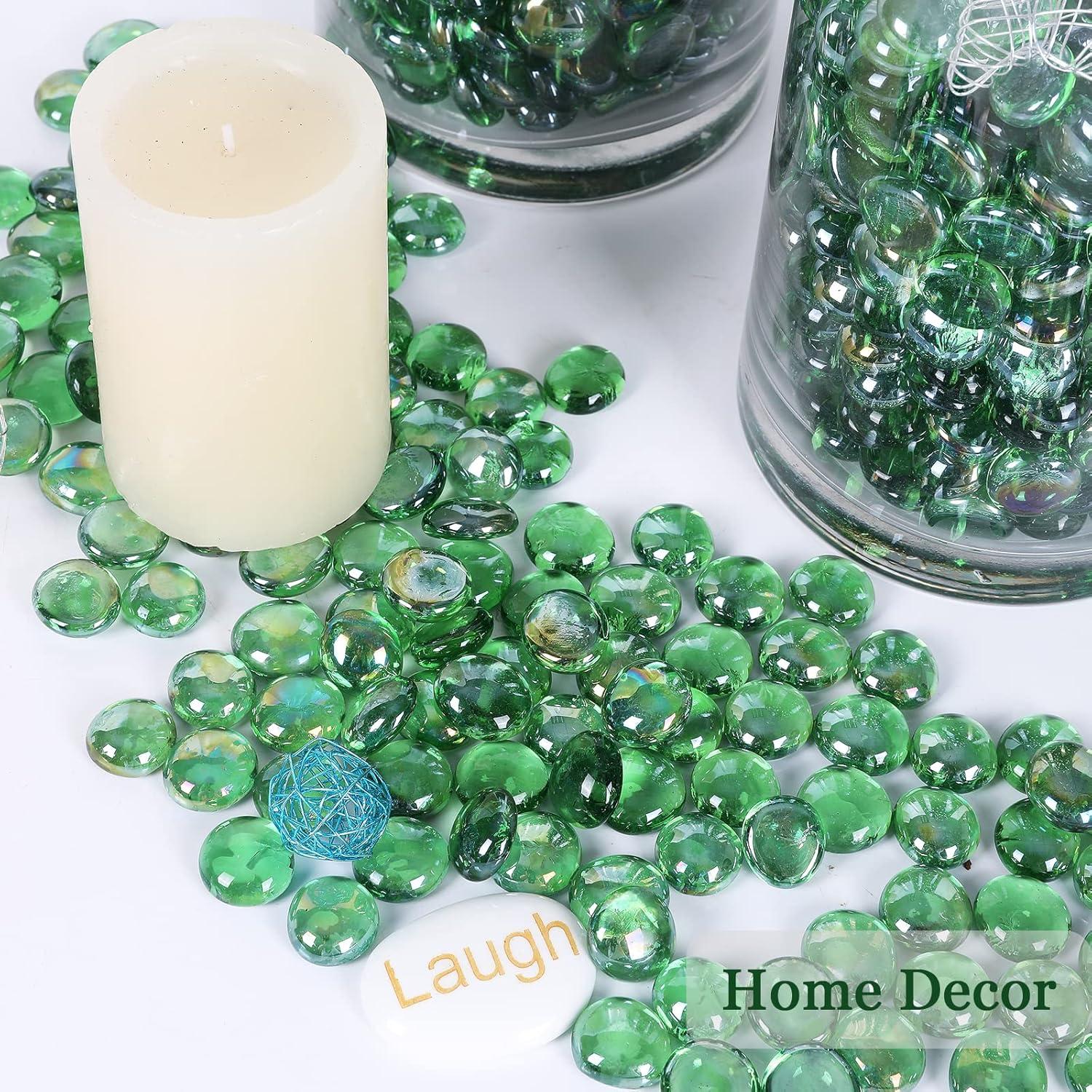 Perlas de Vidrio Ausluru 4.99 kg Verde para Decoración