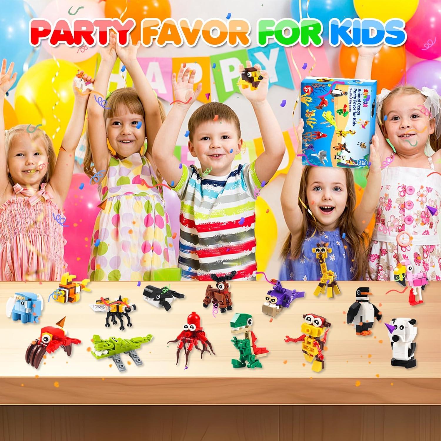 Set de Bloques de Construcción de Animales Rhybor 654 Piezas