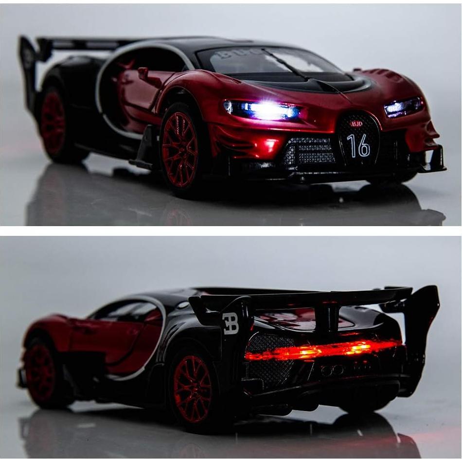 Coche de Modelo Bugatti Vision GT 1/32 BDTCTK con Sonido y Luz