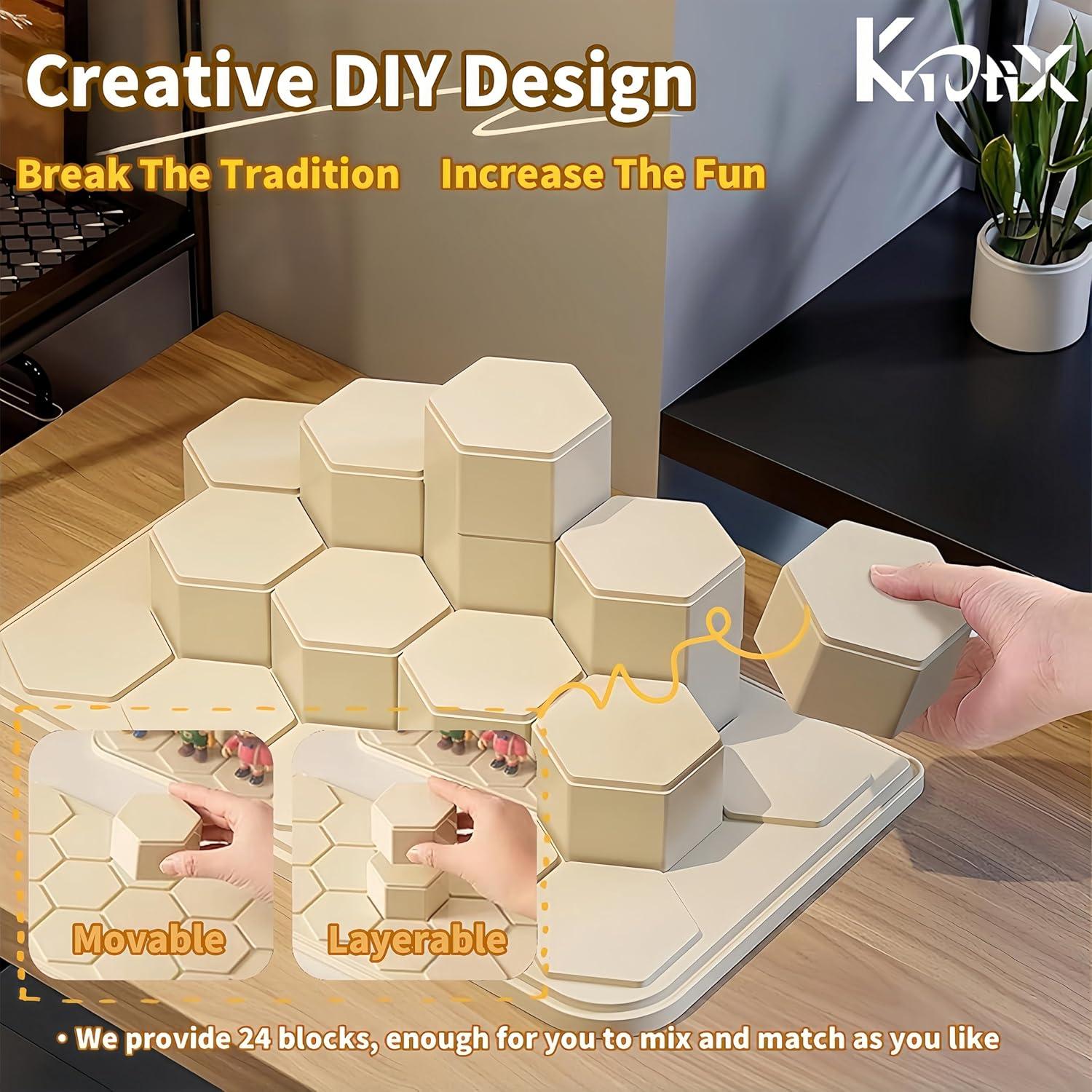 Estuche de Exhibición Apilable KNOTIX 11L para Figuras