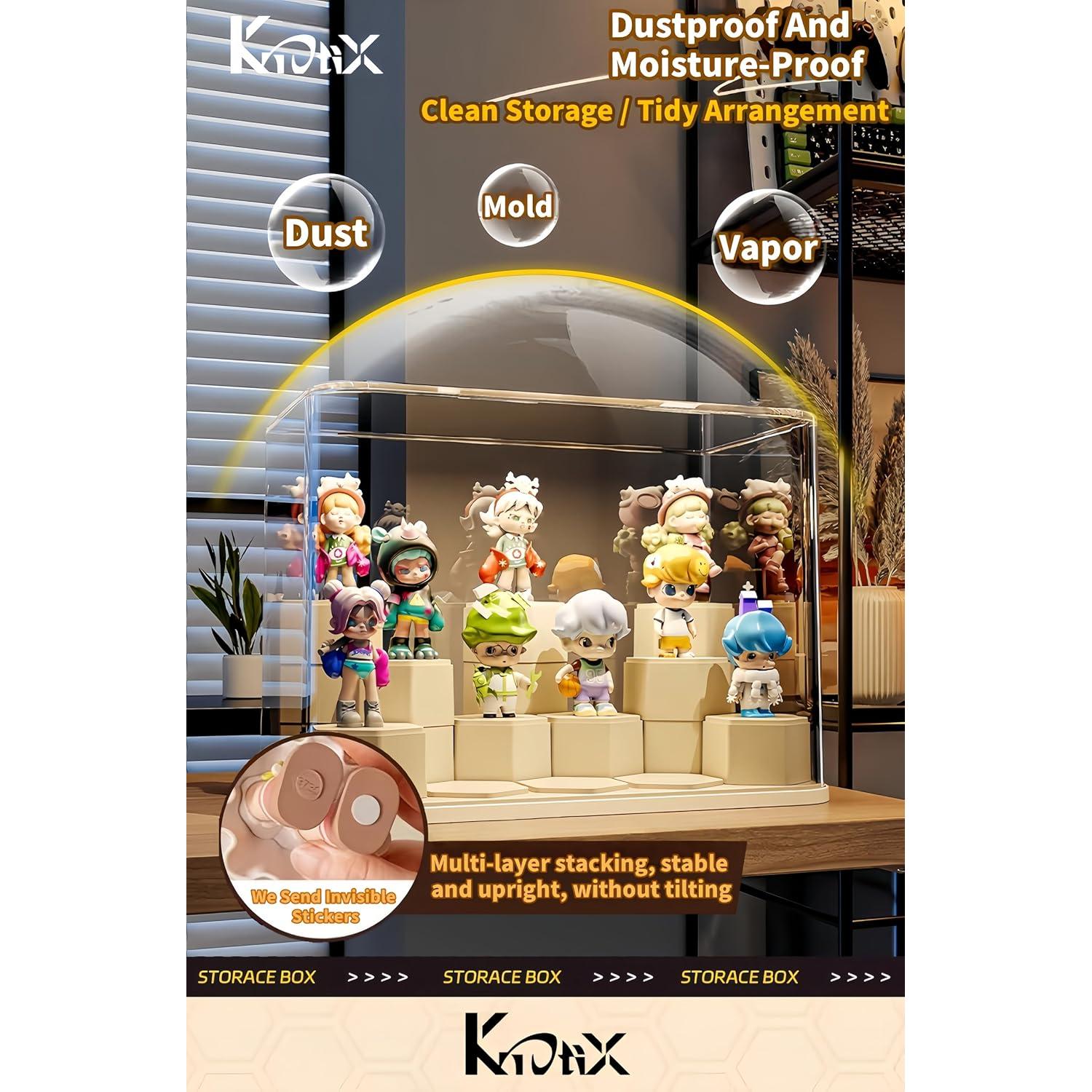 Estuche de Exhibición Apilable KNOTIX 11L para Figuras