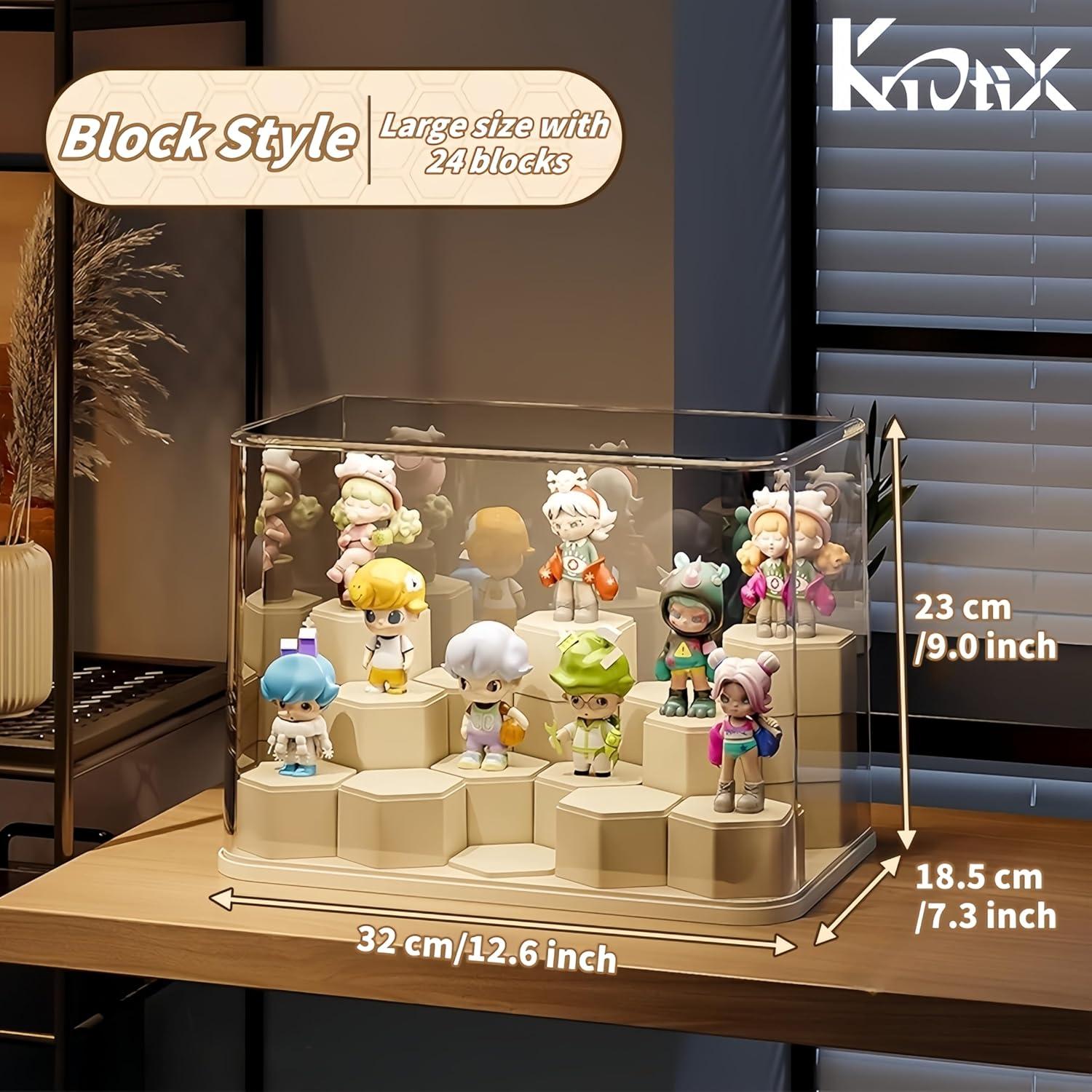 Estuche de Exhibición Apilable KNOTIX 11L para Figuras