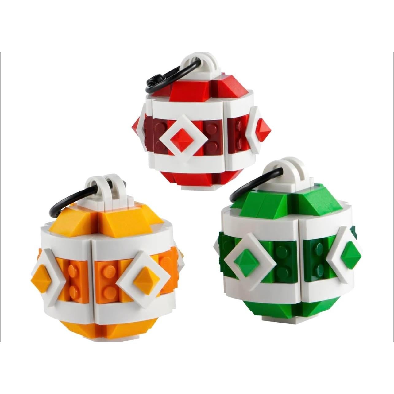 Conjunto de Decoraciones Navideñas LEGO 40604 - 3 Adornos