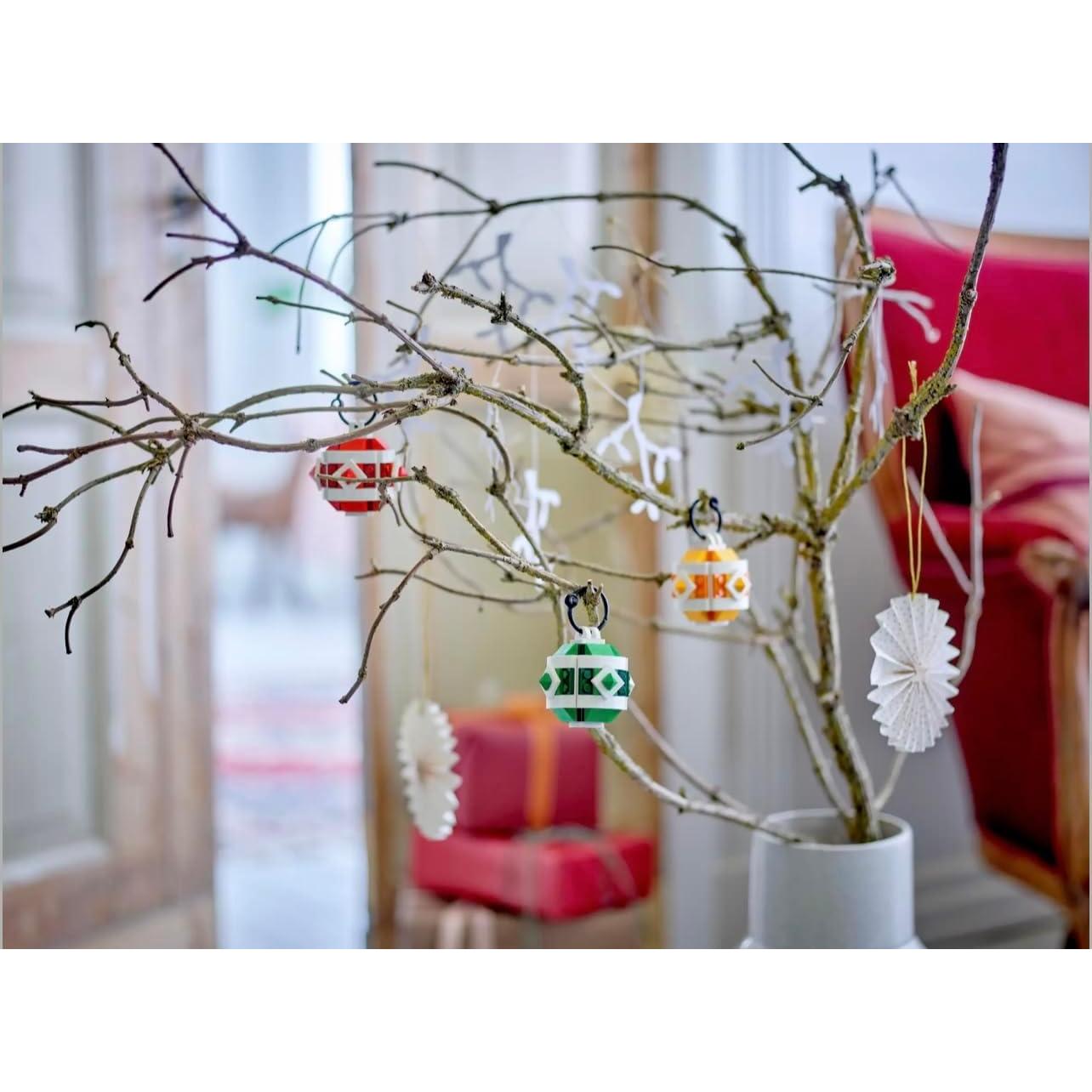 Conjunto de Decoraciones Navideñas LEGO 40604 - 3 Adornos