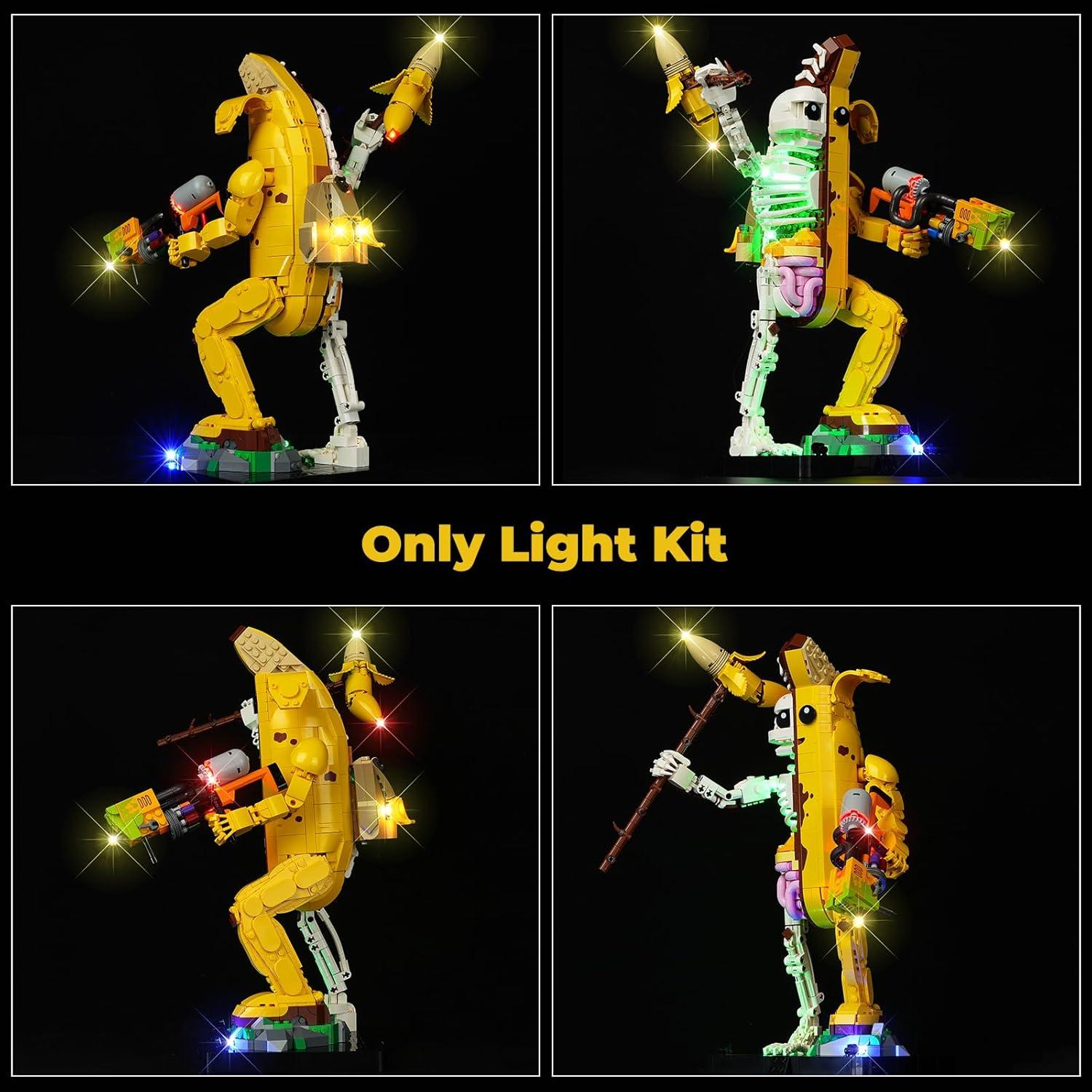 Kit de Luz LED Rorliny para Lego Fortnite Peely Bone 77072
