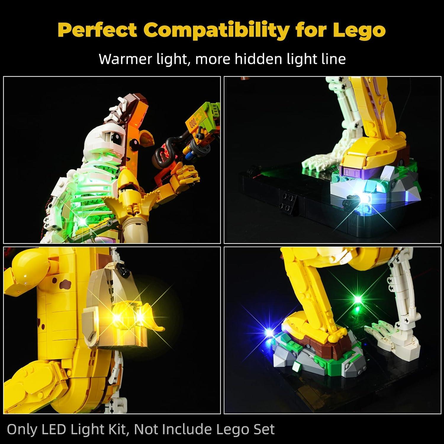 Kit de Luz LED Rorliny para Lego Fortnite Peely Bone 77072