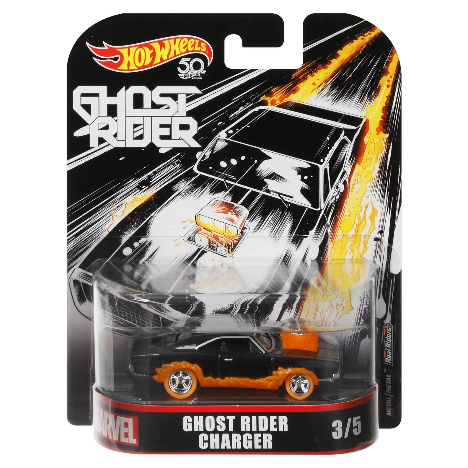 Vehículo Hot Wheels Charger Ghost Rider 1:64 Coleccionable