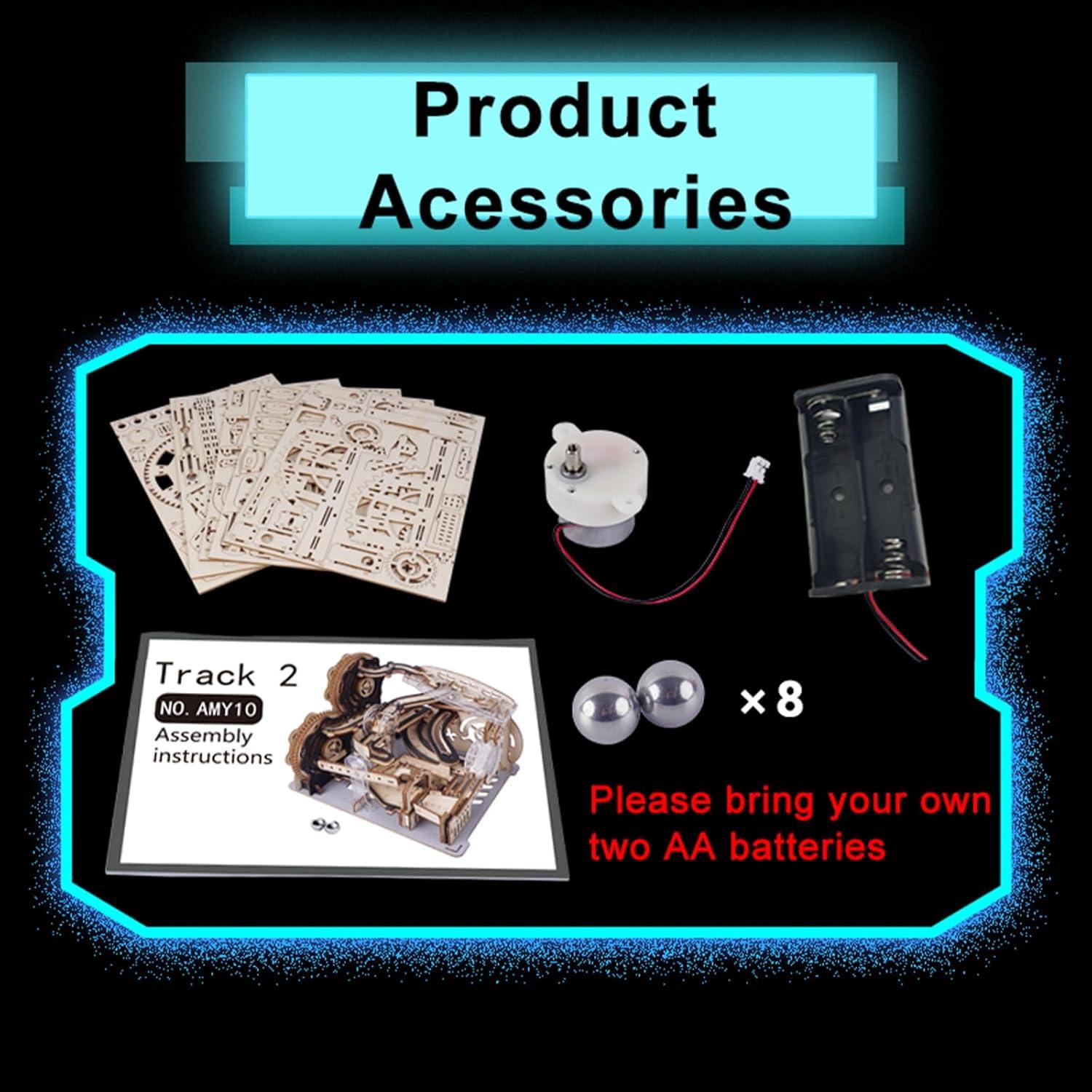 Juego de Canicas de Madera WodGod Modelo 3D DIY