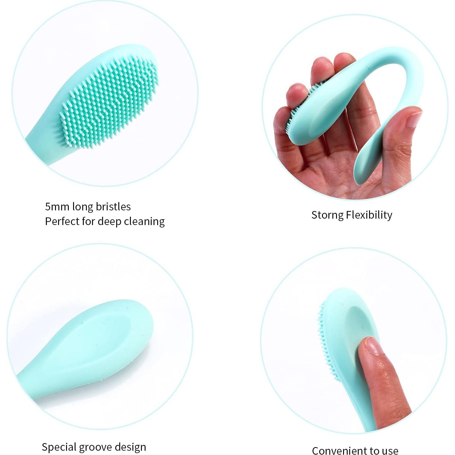 Brocha de Silicona MSQ para Mascarilla Facial - Paquete de 2