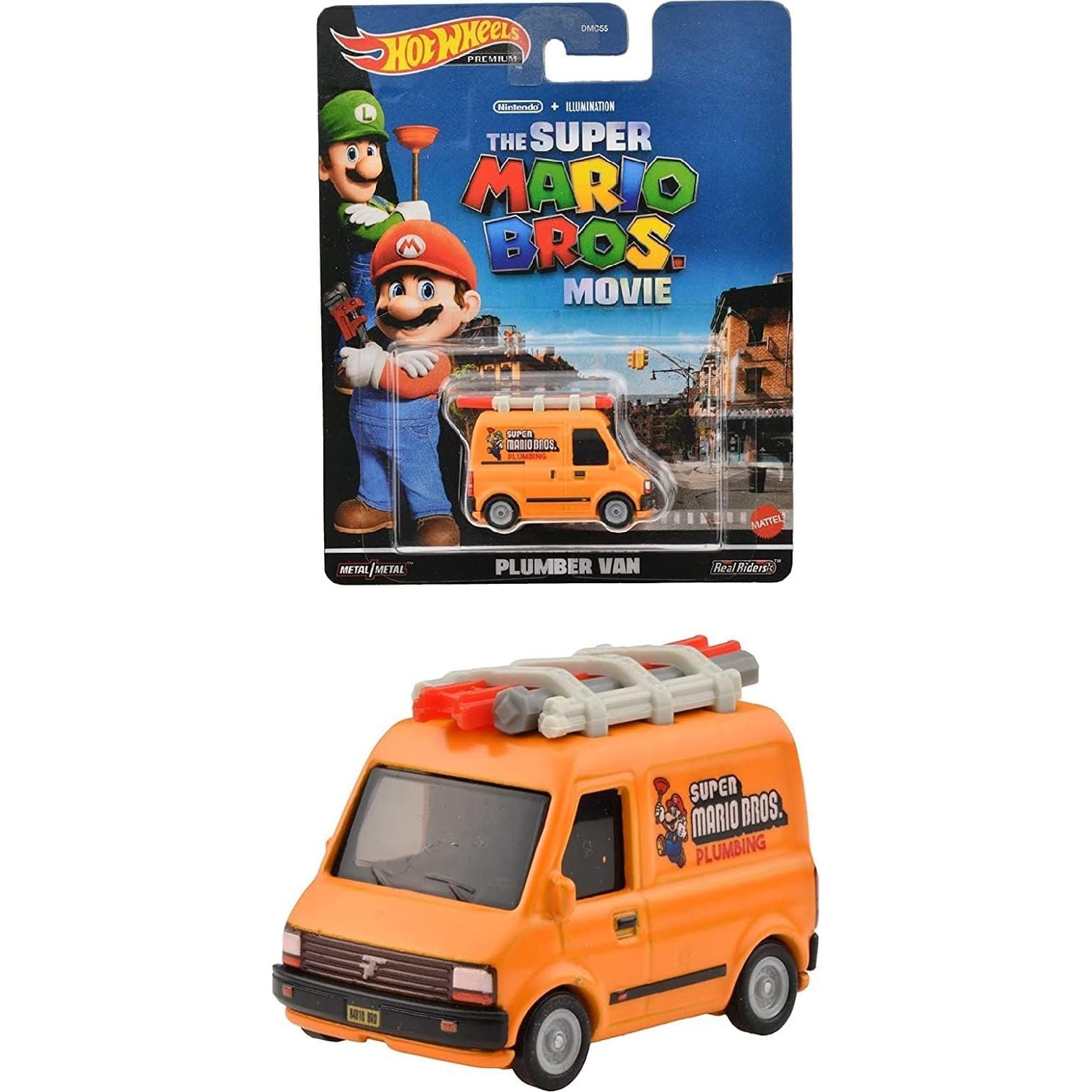 Furgoneta Fontanero Super Mario Hot Wheels 1:64
