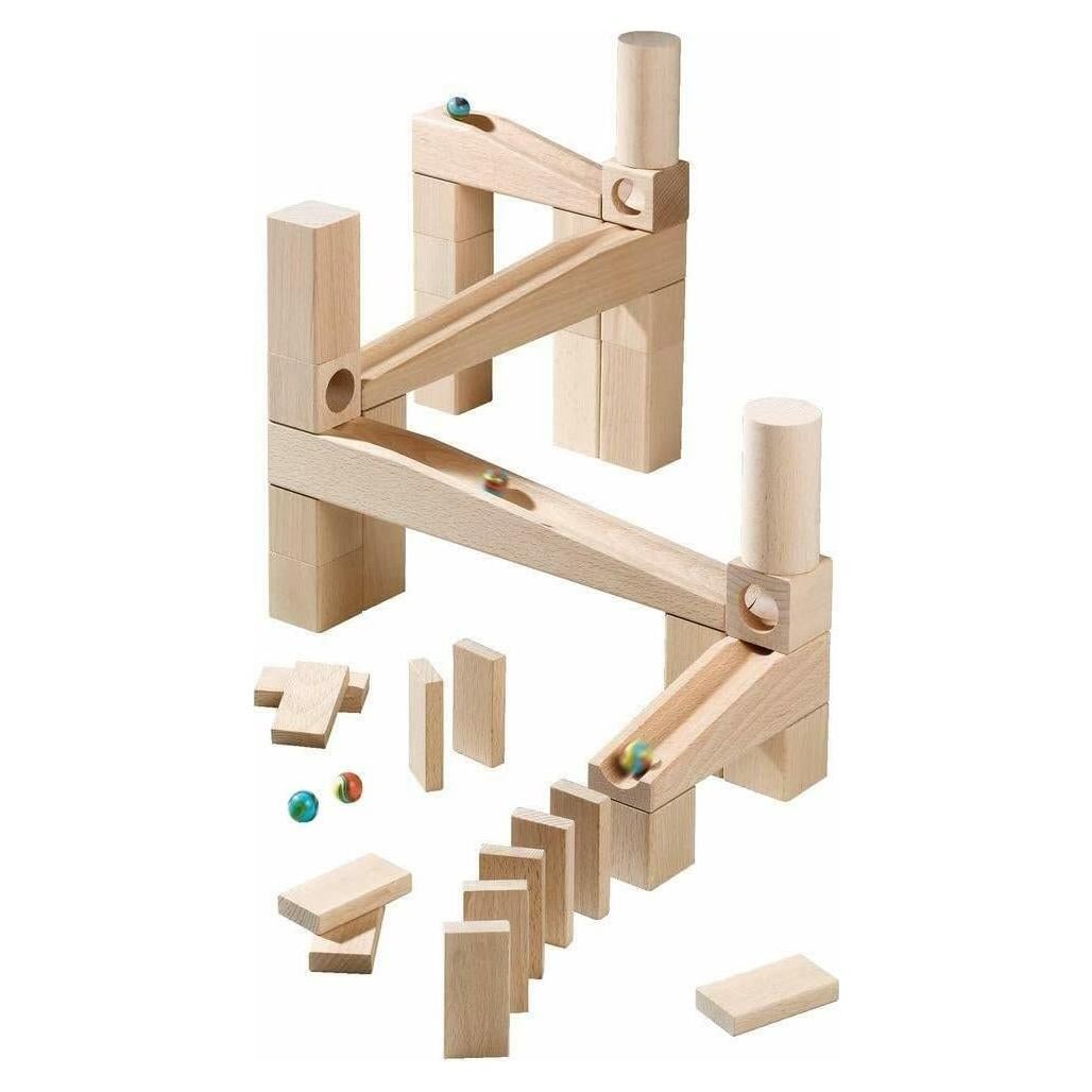 HABA Juego de Pistas de Canicas 44 Piezas Madera 3-10 Años