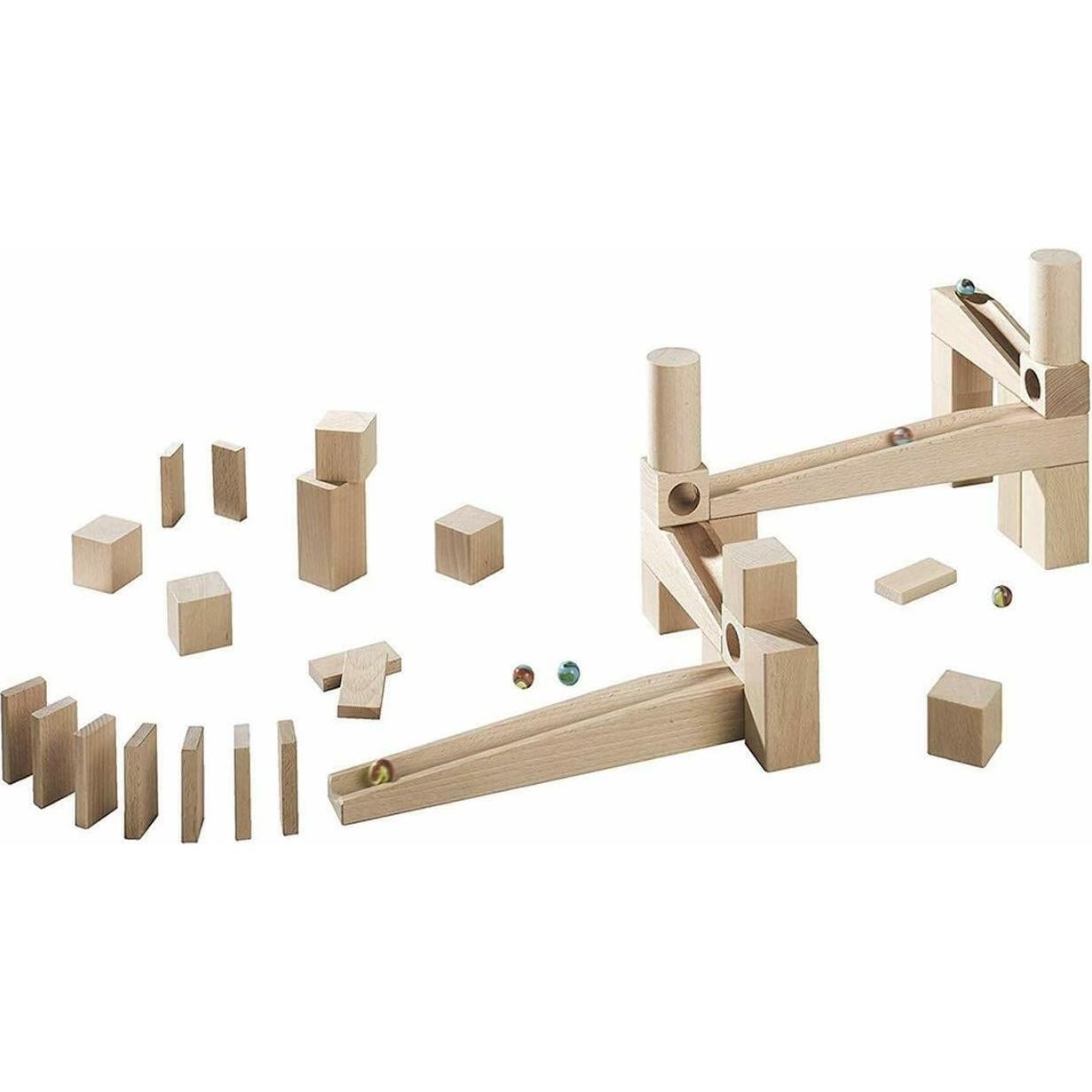 HABA Juego de Pistas de Canicas 44 Piezas Madera 3-10 Años