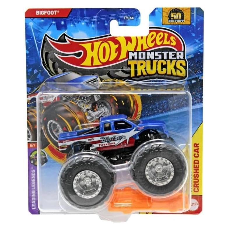 Hot Wheels Monster Trucks Bigfoot 1:64 Metal Fundido Leyendas