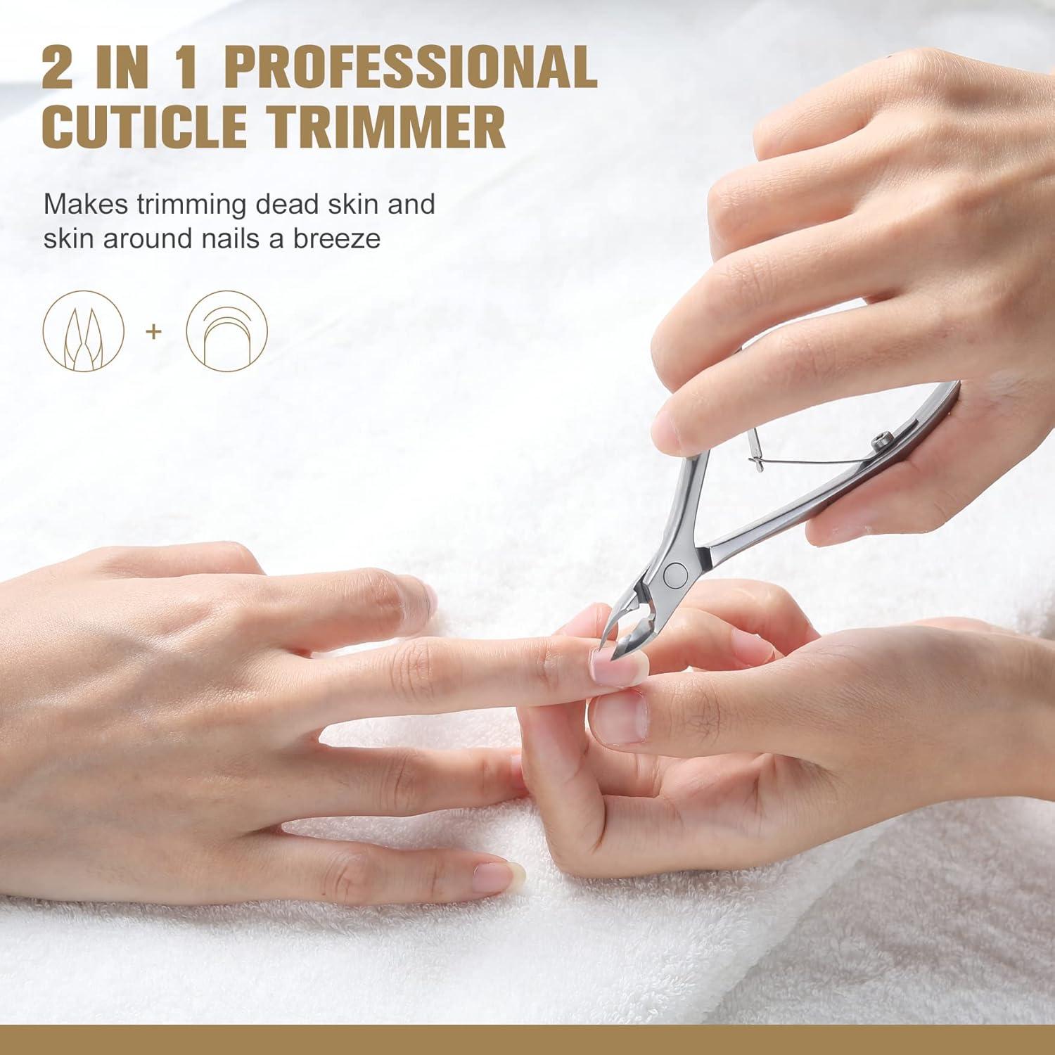 Cortador de Cutículas 2 en 1 FERYES Acero Inoxidable 6mm