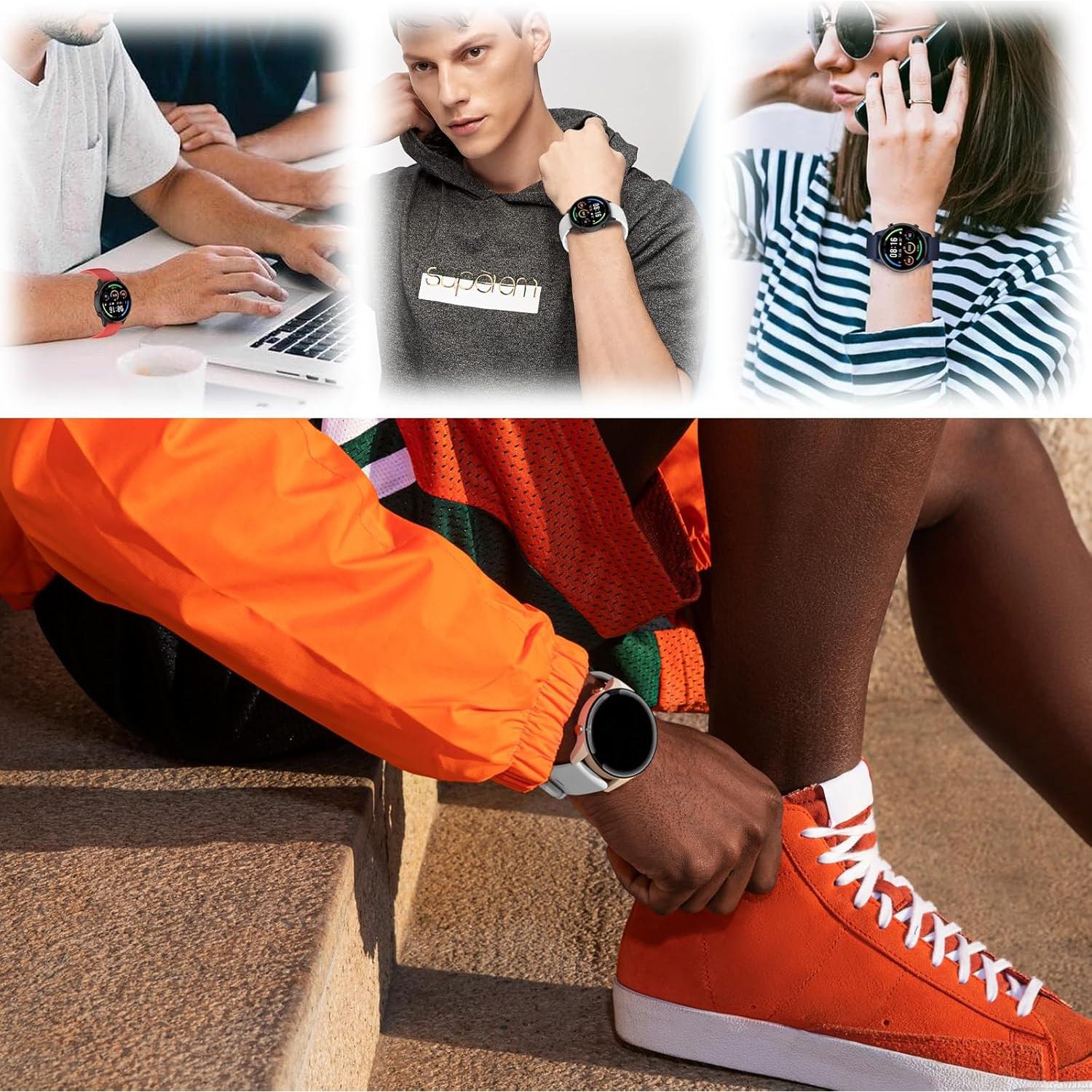 Correas de Reloj Z.DuDuZAZA para Xiaomi Mi Watch 22mm [3 Paquetes]