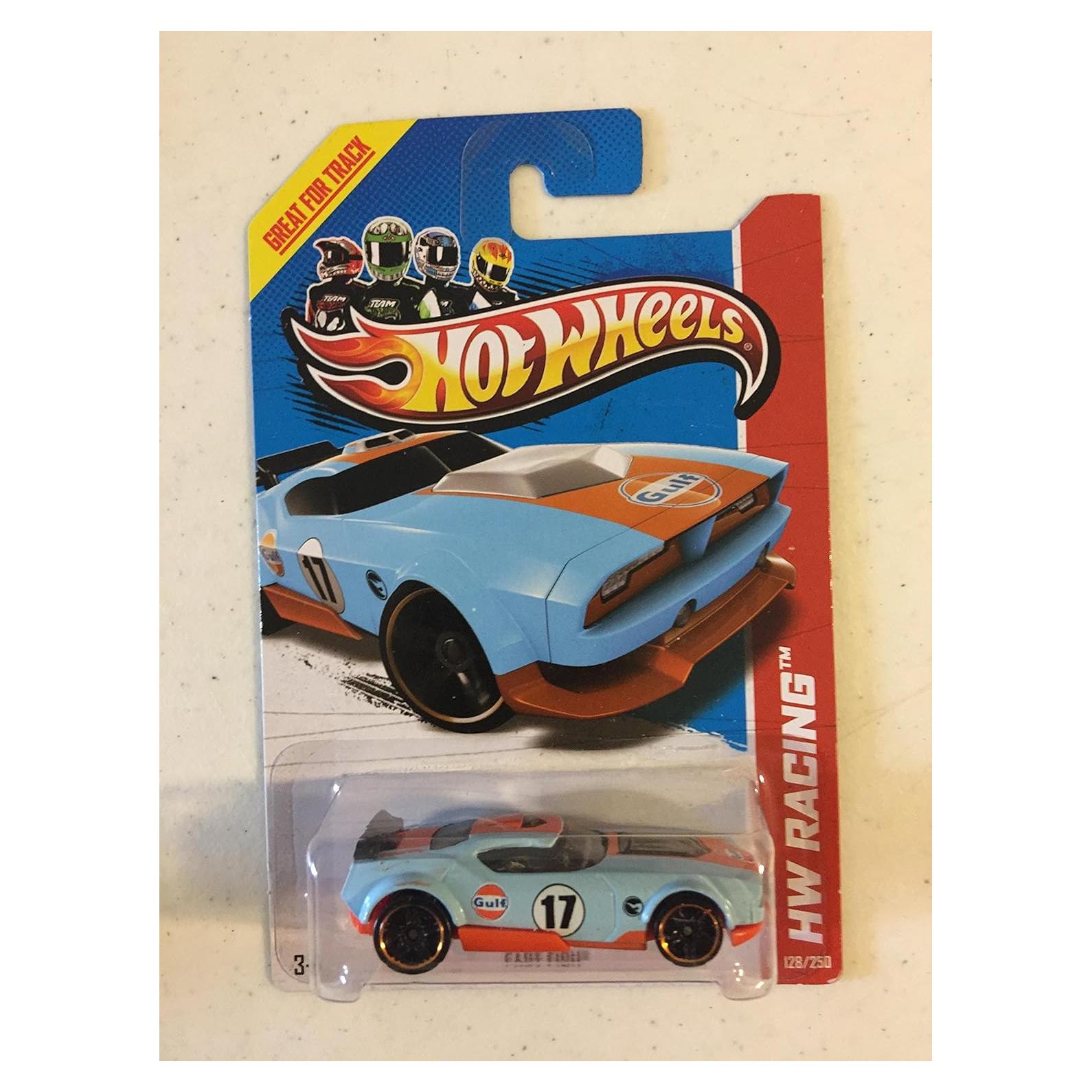 Hot Wheels Mattel Caza del Tesoro Pez Rápido 1:64 Azul Naranja