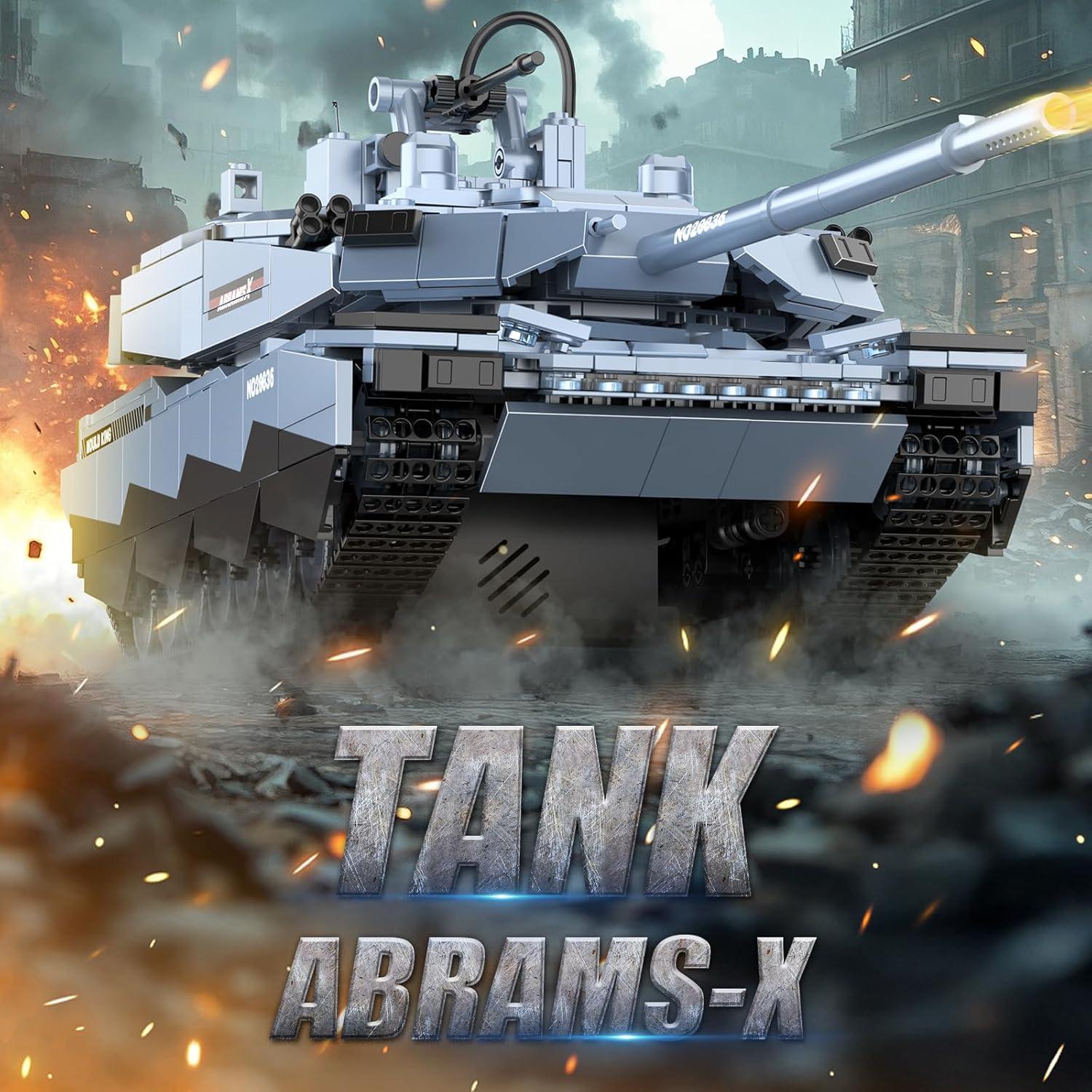 Mould King Tanque RC Abrams-X 20036 1192 Piezas Control Remoto