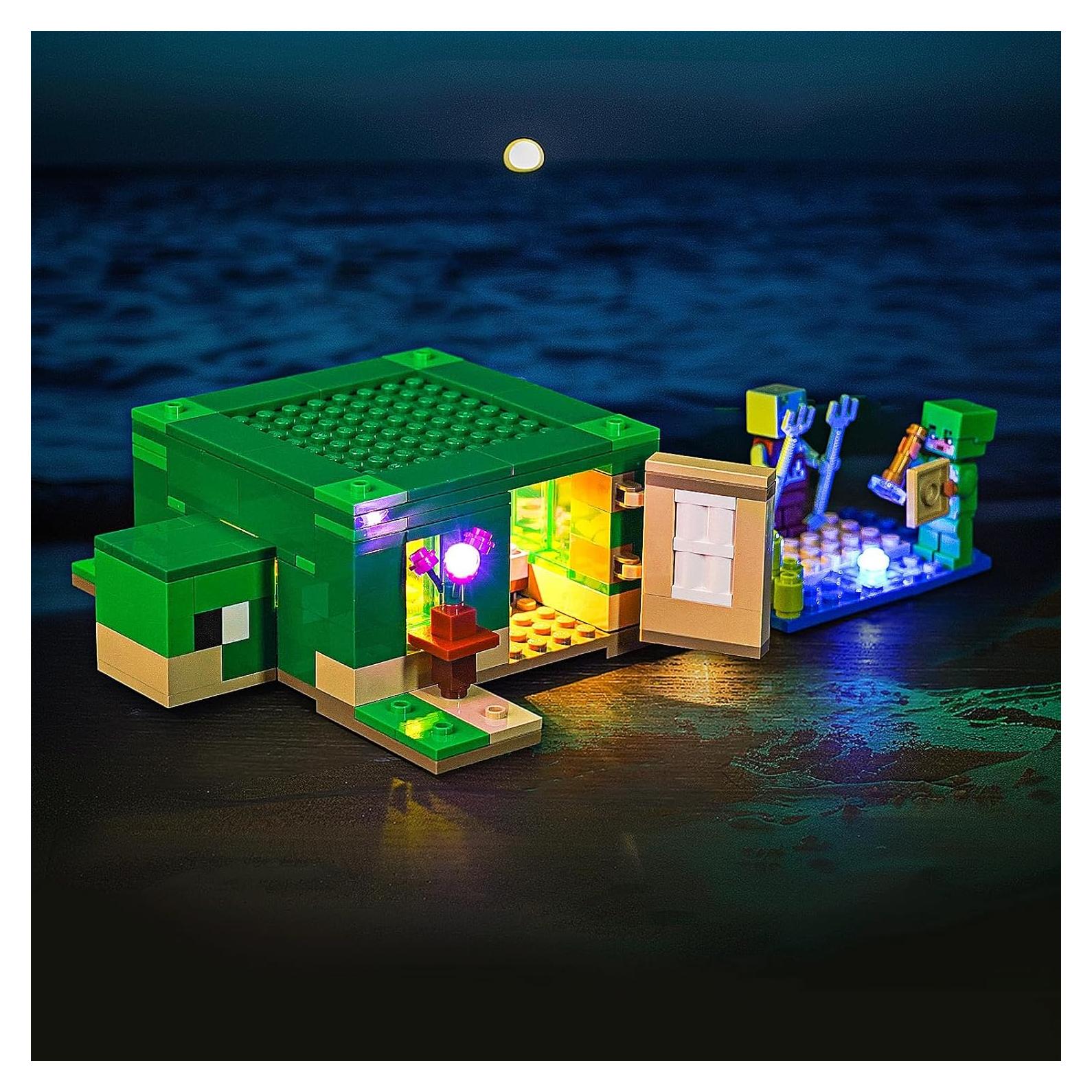 Kit de Iluminación LED Brickshining para Lego Casa Playa Tortuga 21254