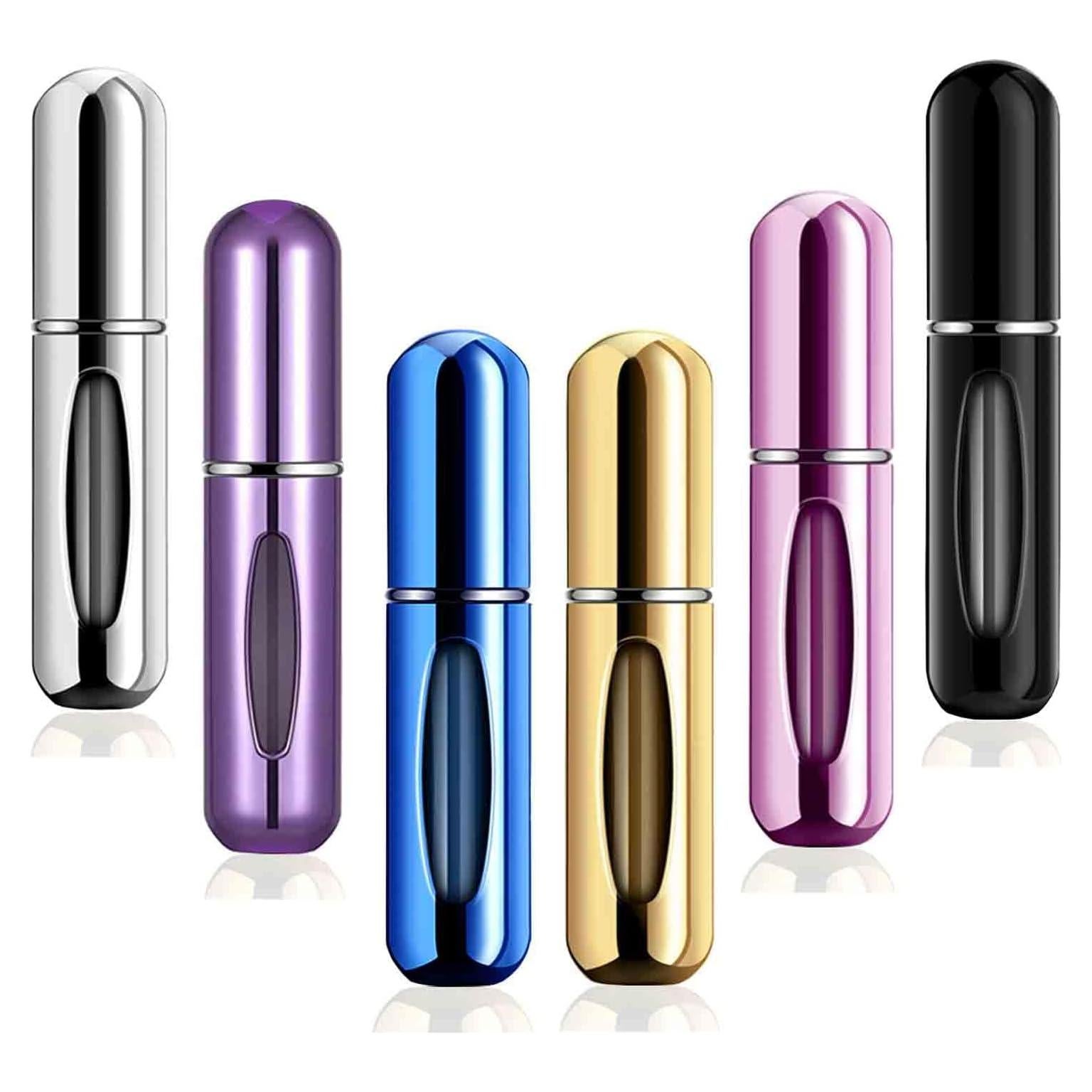 Botellas Atomizadoras de Perfume MIVIXI 5ml - 6 Pcs Viaje