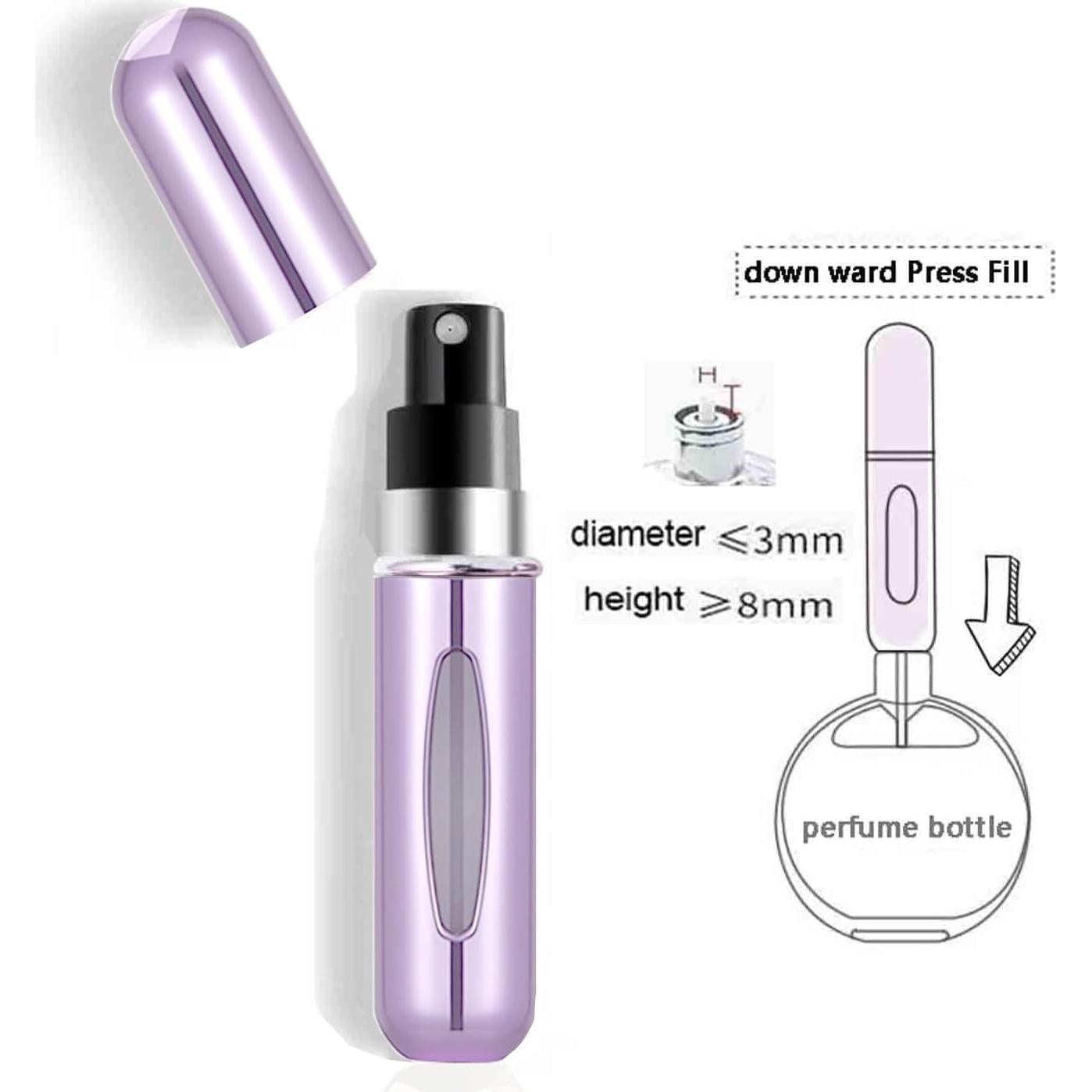 Botellas Atomizadoras de Perfume MIVIXI 5ml - 6 Pcs Viaje