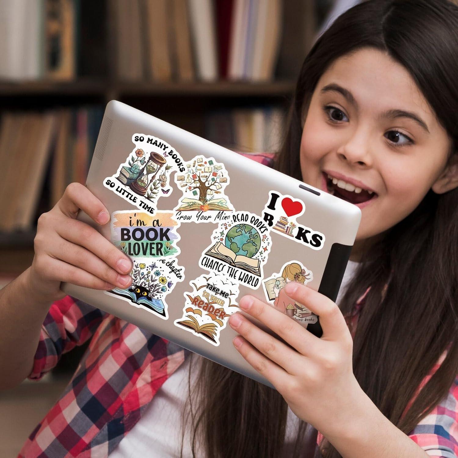 MiStar Stickers Literarios 110 Piezas para Decorar