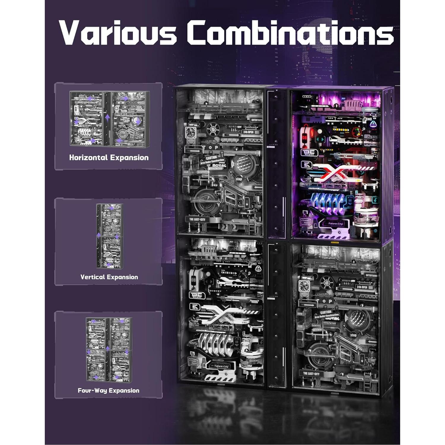 Kit de Puzzles 3D Carrera de Canicas Eléctrica Wowood MR02S