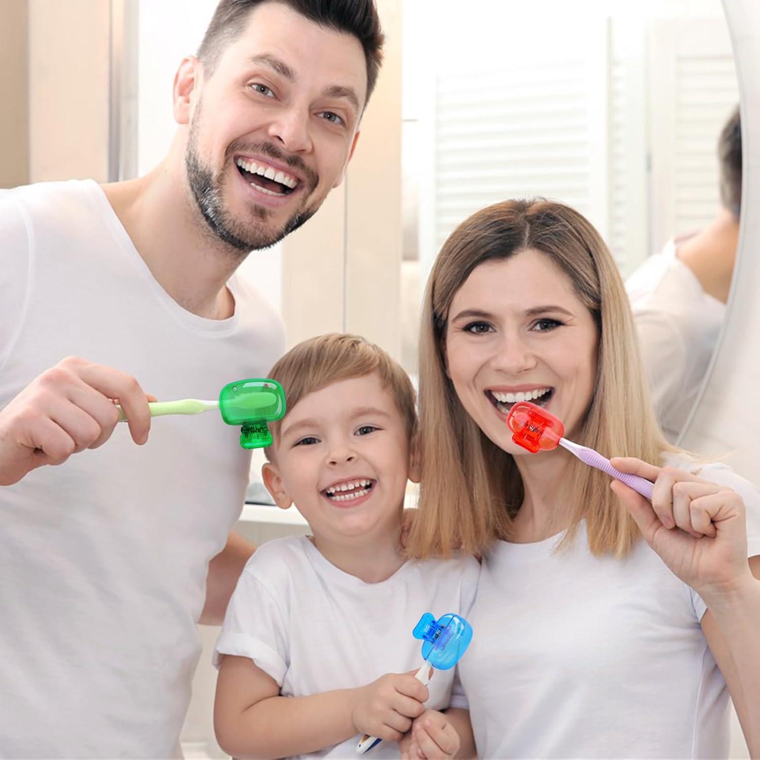 6 Cubiertas de Cepillo de Dientes Atiloy con Clip y Drenaje