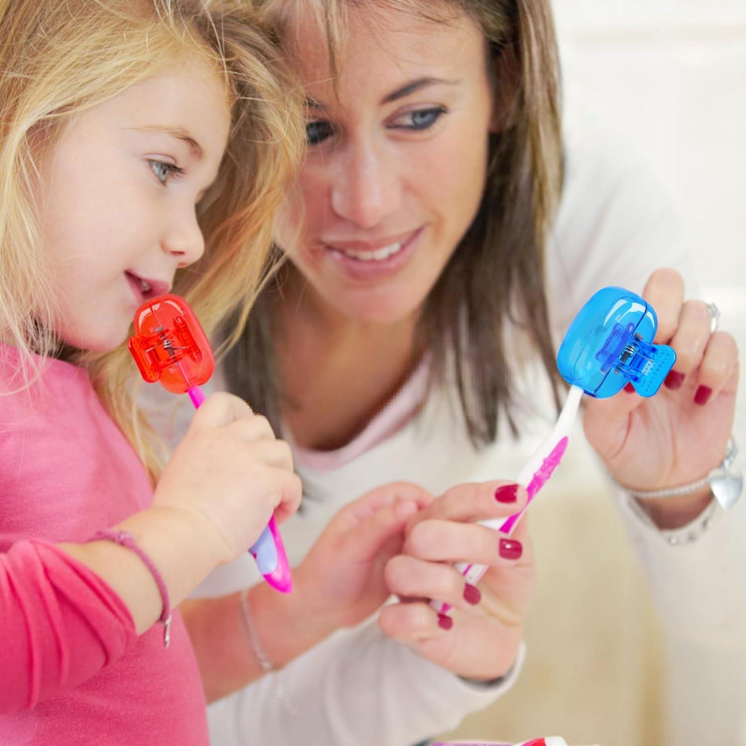 6 Cubiertas de Cepillo de Dientes Atiloy con Clip y Drenaje