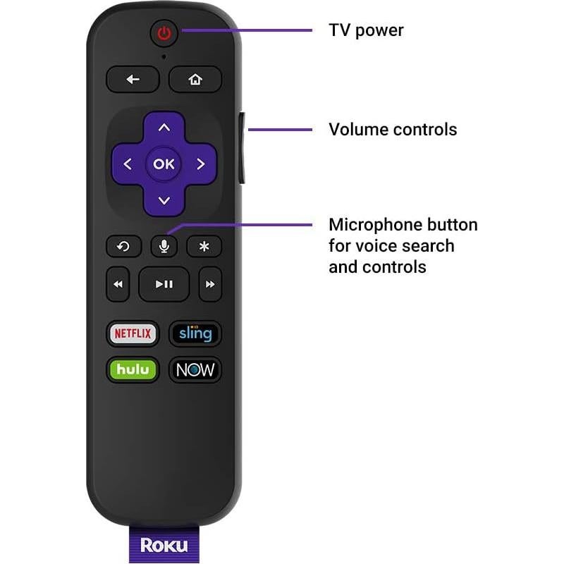 Roku Streaming Stick 3800R | Dispositivo de Streaming Portátil