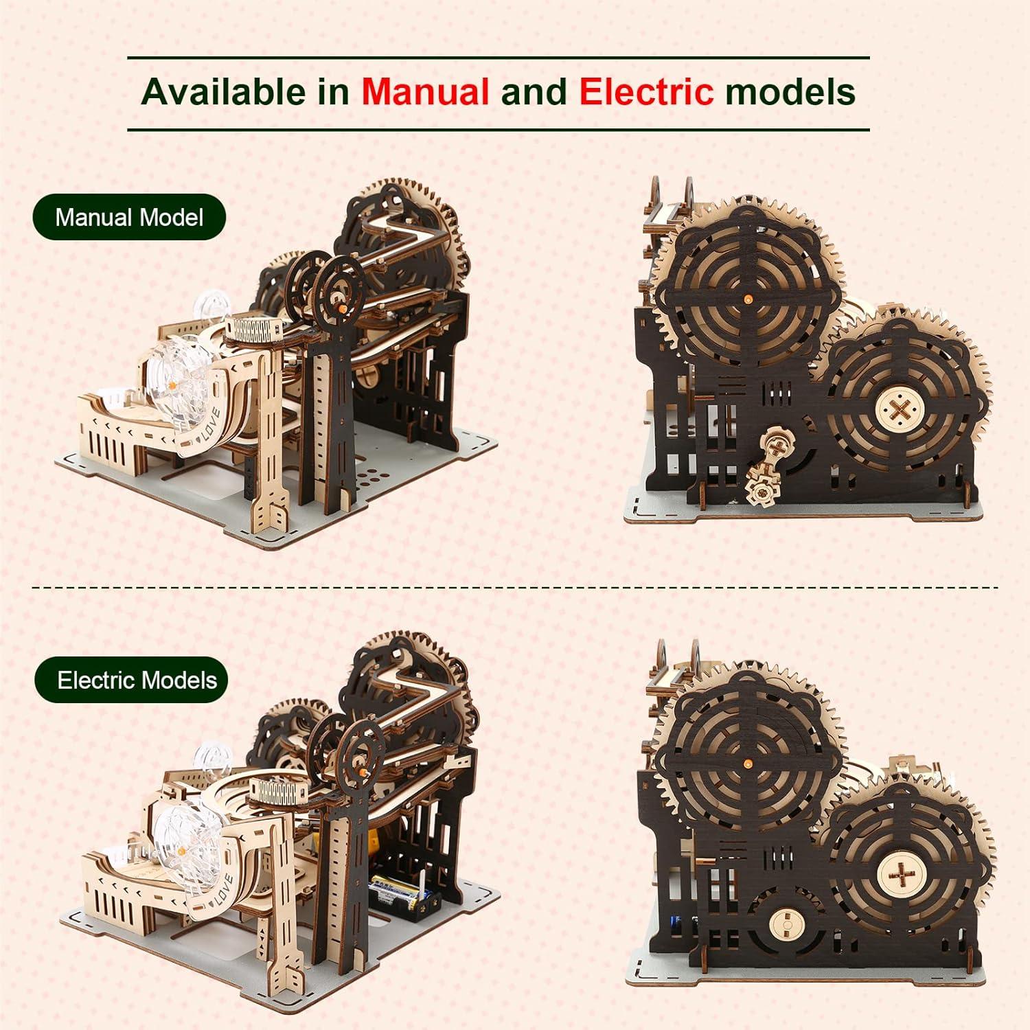 Rompecabezas 3D de Madera Hallisun Laberinto Eléctrico