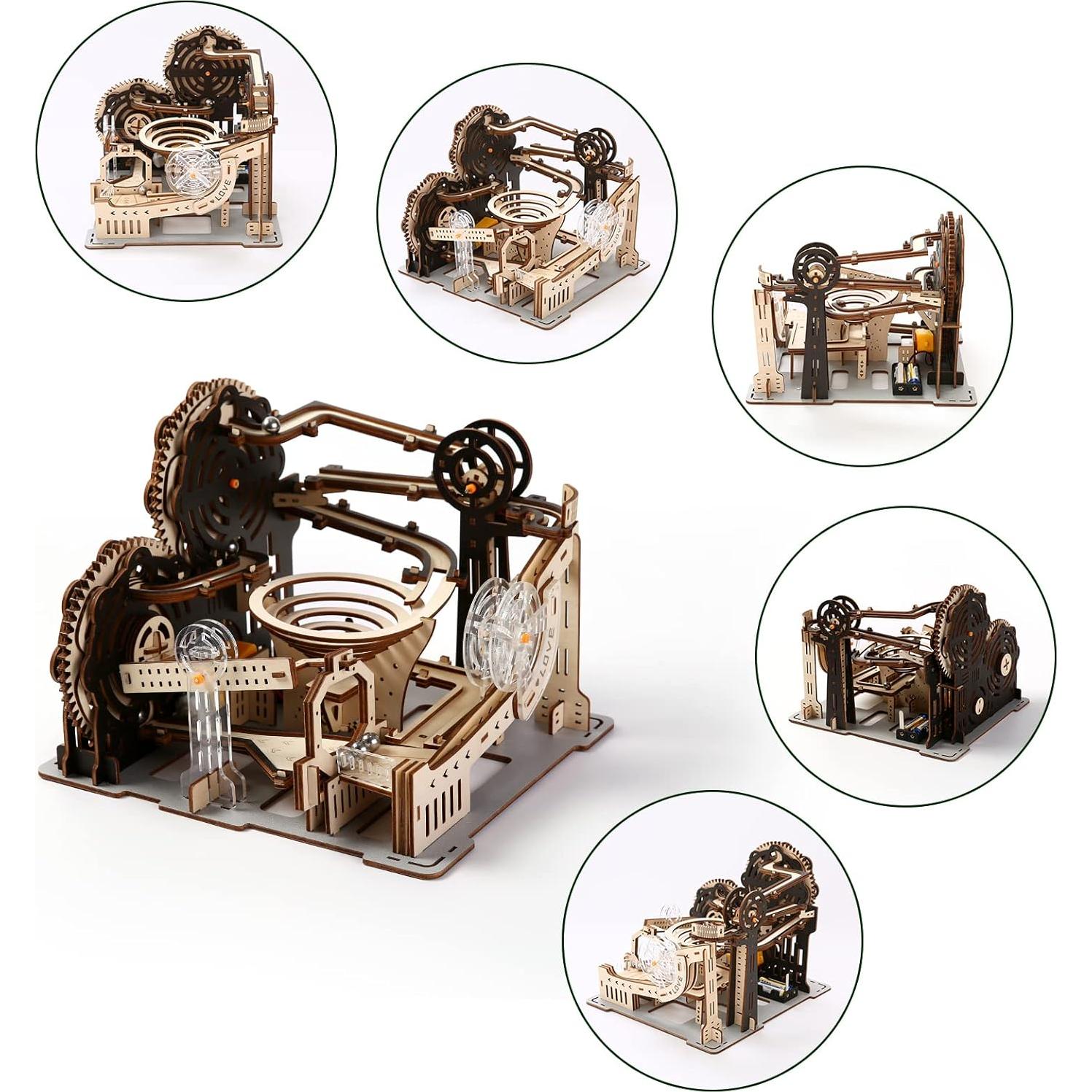Rompecabezas 3D de Madera Hallisun Laberinto Eléctrico
