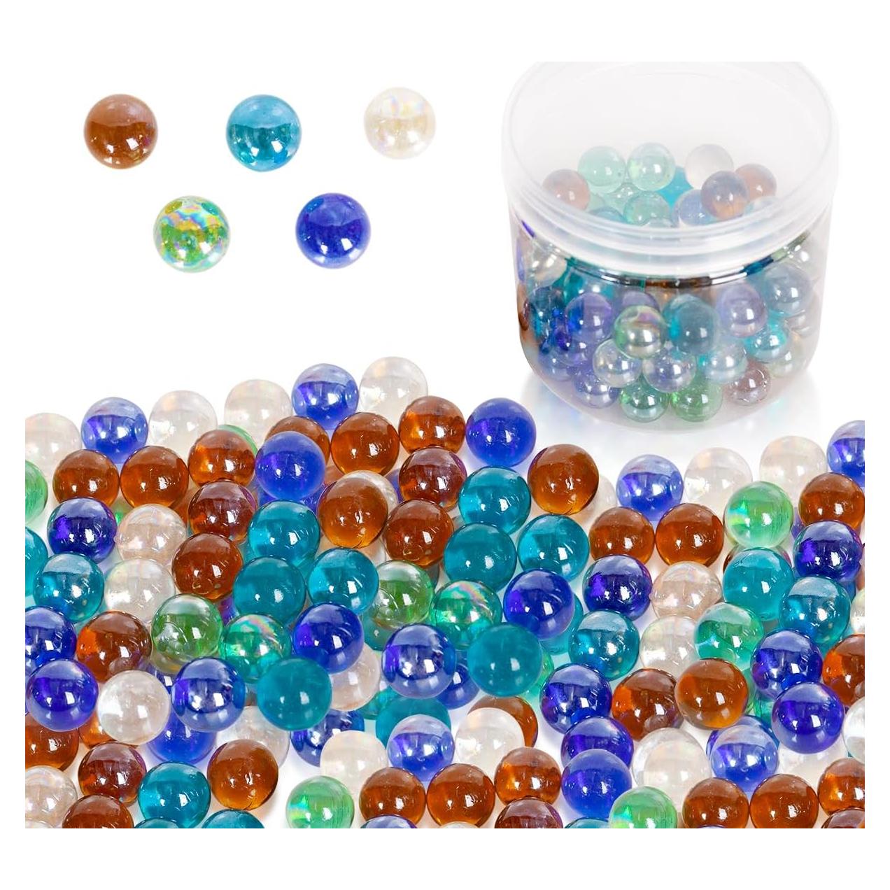 PowerKing 100 Canicas de Vidrio 14 mm para Niños