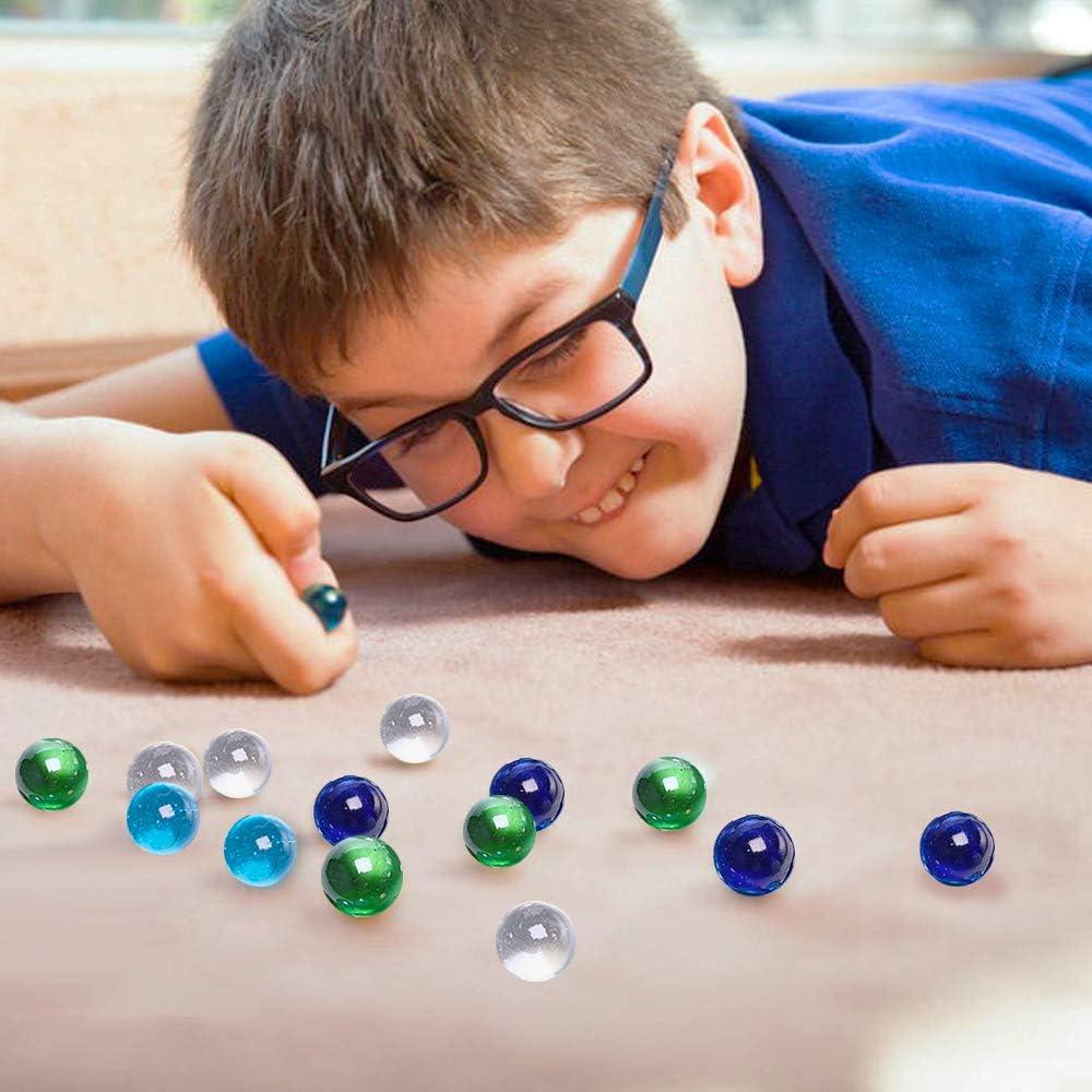 PowerKing 100 Canicas de Vidrio 14 mm para Niños